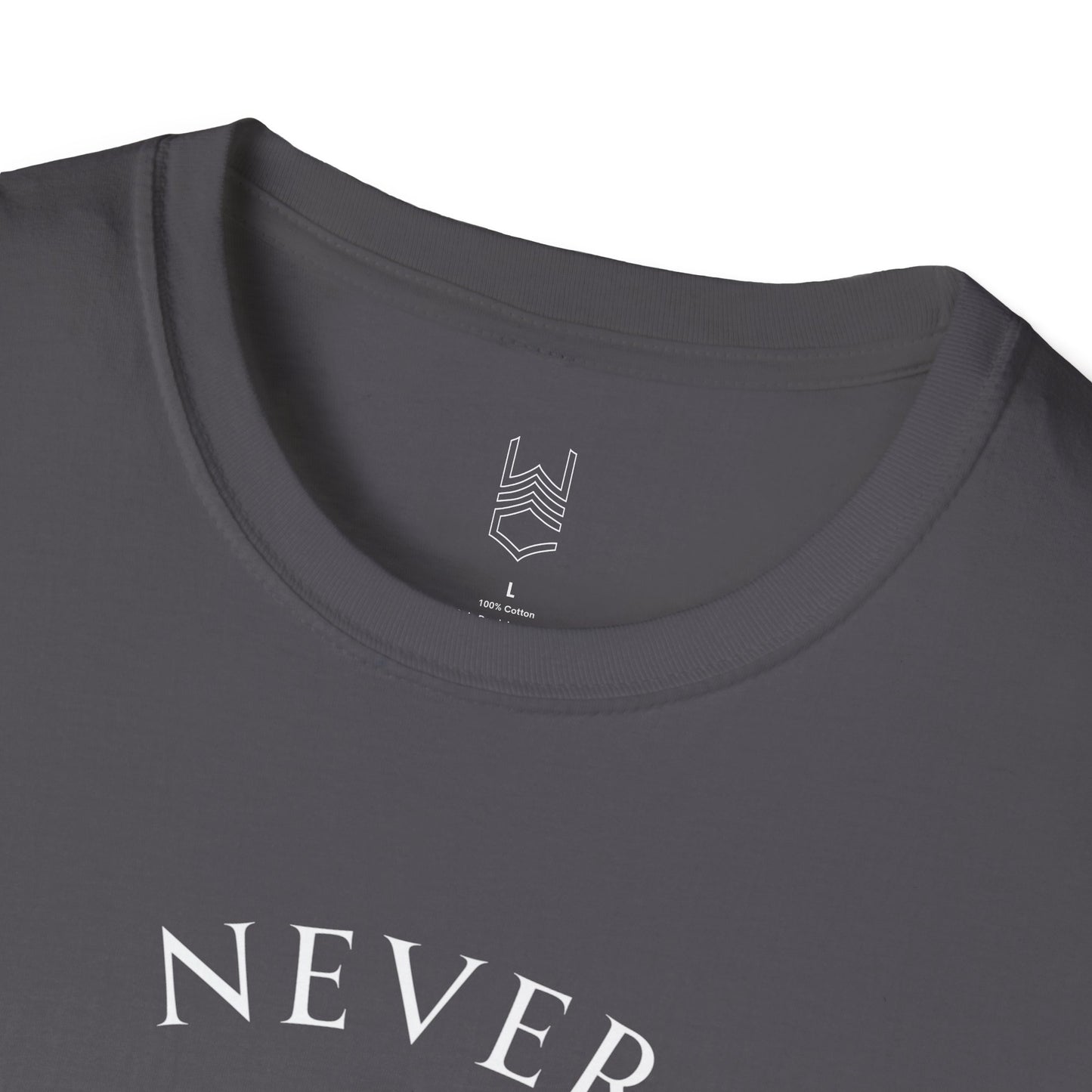 Never Forget Soldiers Cross Unisex Softstyle T-Shirt