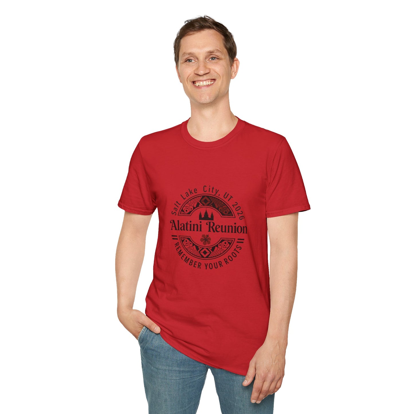 SMALLER LOGO* Alatini Reunion T-Shirt — Salt Lake City 2026 "Remember Your Roots" Family Reunion Tee