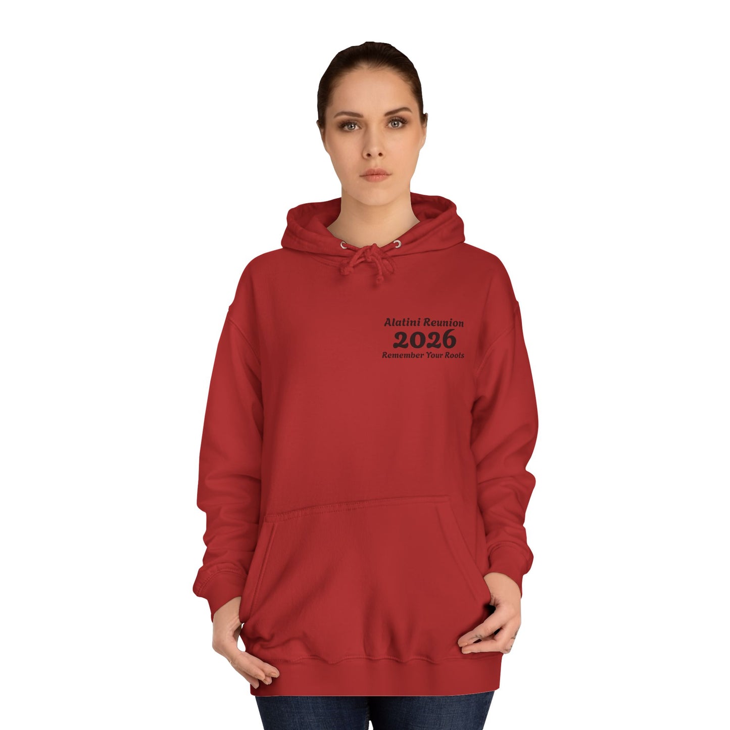 Backside Logo! College Hoodie – Alatini Reunion 2026 Salt Lake City Keepsake Hoodie