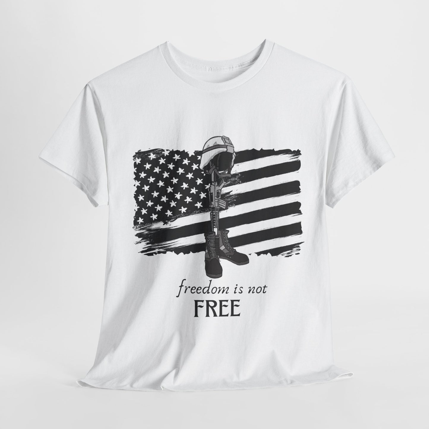 Freedom is Not Free - Heavy Cotton Tee