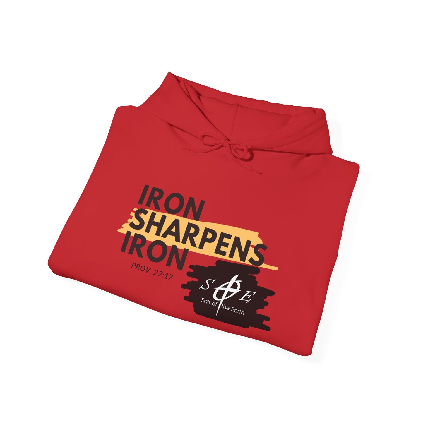 Iron Sharpens Iron Hoodie – Christian Brotherhood Faith Pullover