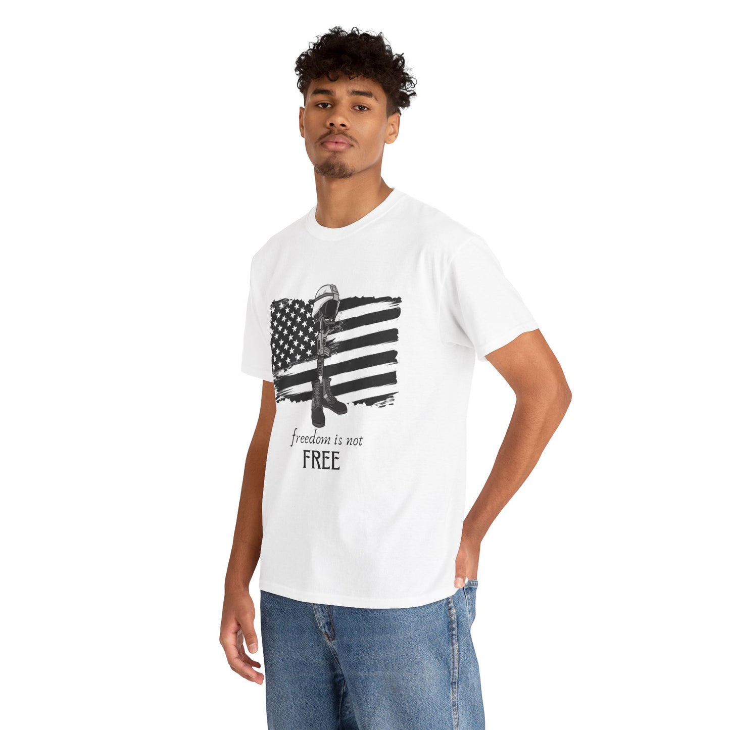Freedom is Not Free - Heavy Cotton Tee