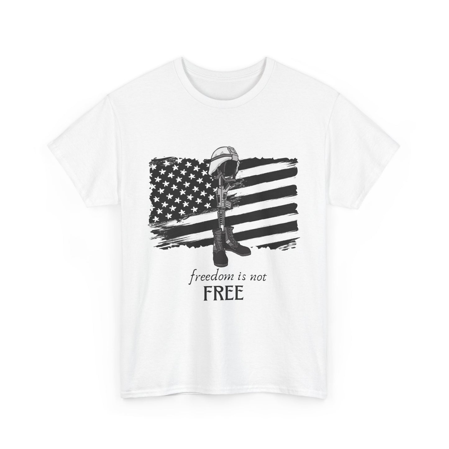 Freedom is Not Free - Heavy Cotton Tee