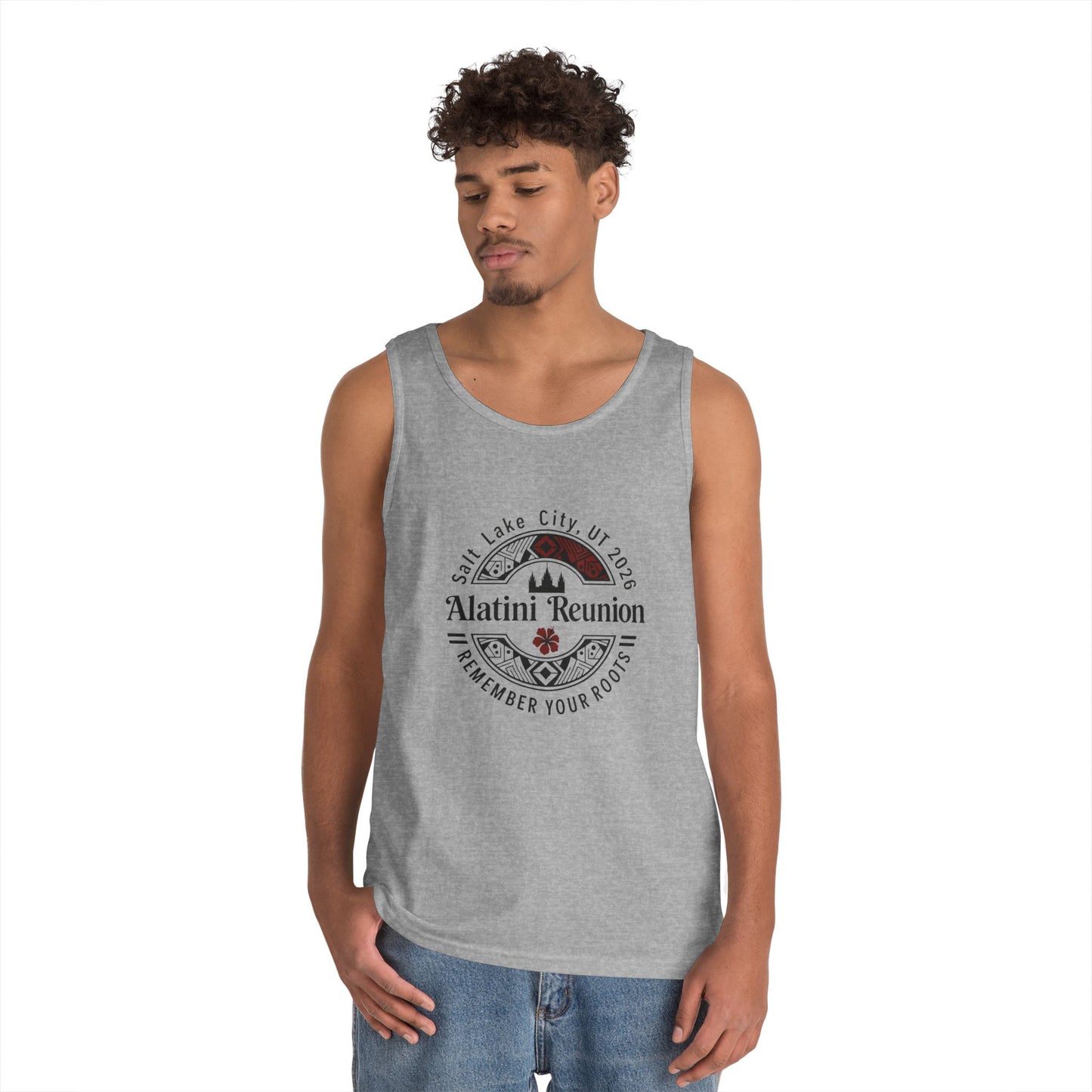 Welcome to the Gun Show Tank Top — 'Alatini Reunion' Salt Lake City 2026 Keepsake