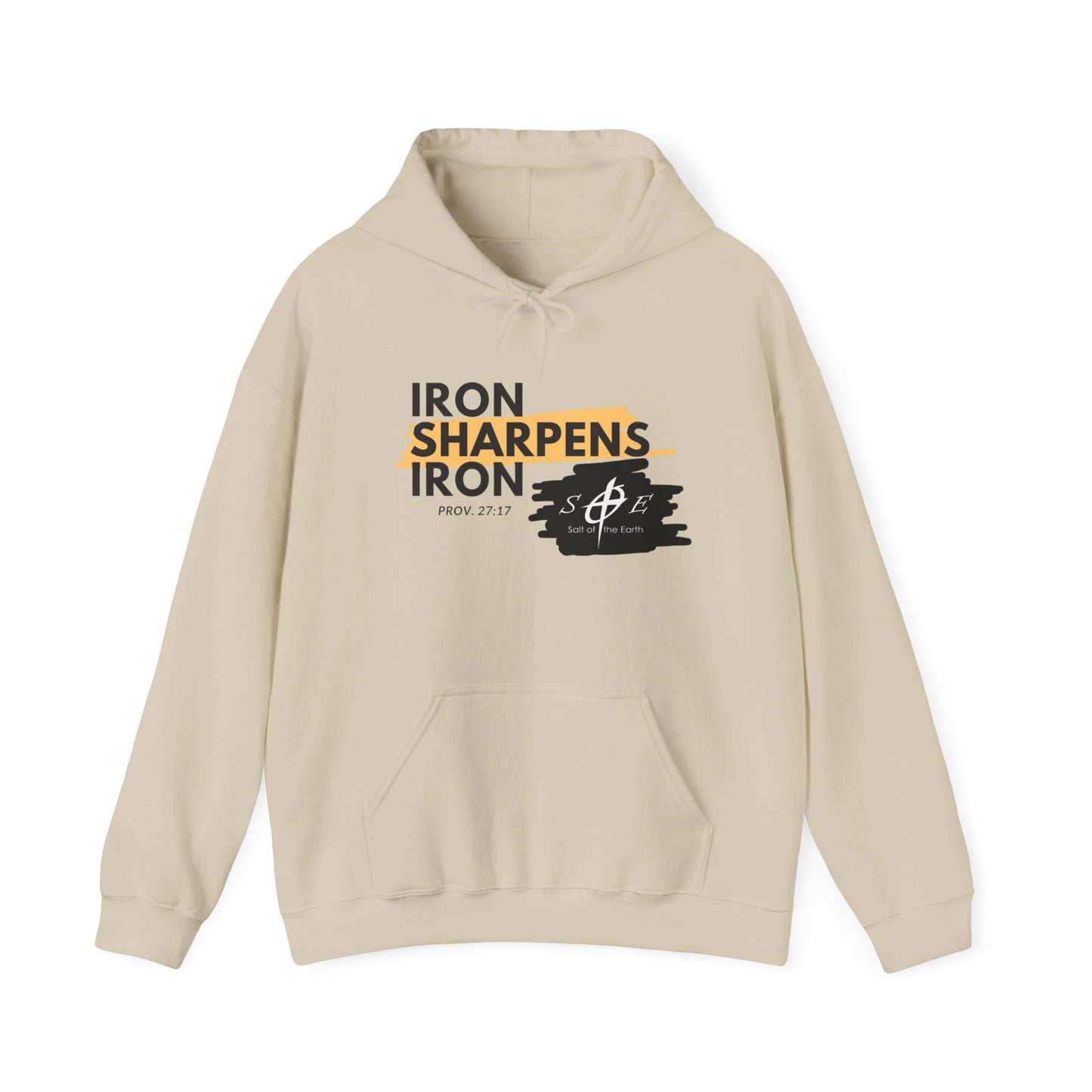 Iron Sharpens Iron Hoodie – Christian Brotherhood Faith Pullover