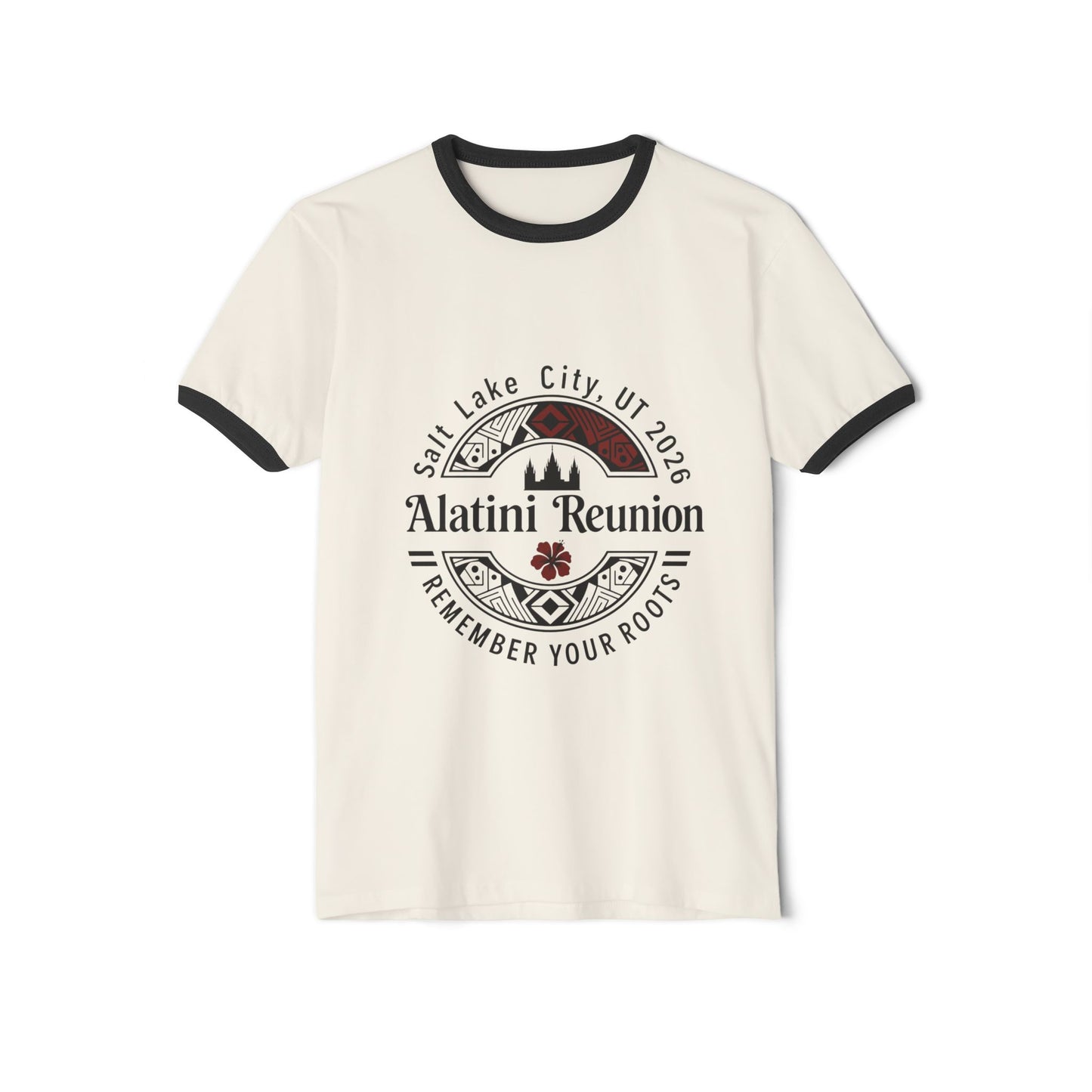 Alatini Reunion Ringer T‑Shirt — Salt Lake City 2016 'Remember Your Roots'