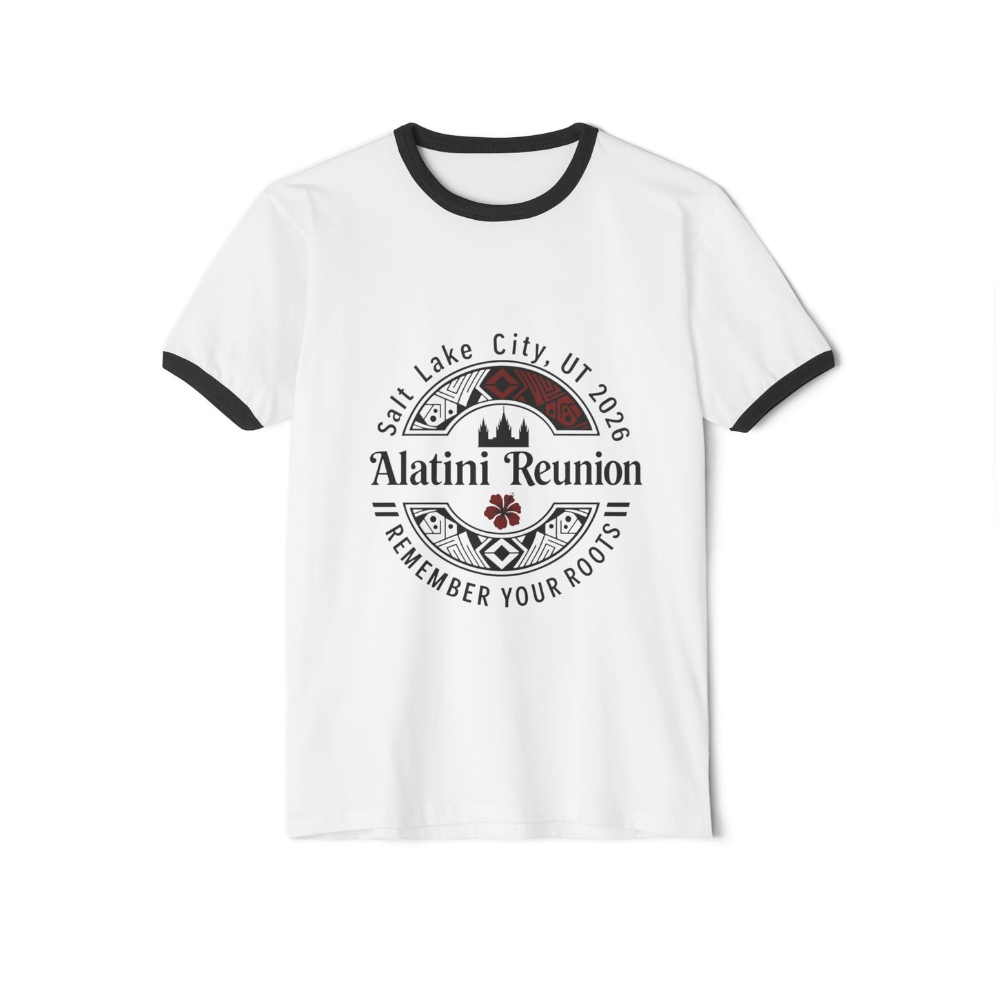 Alatini Reunion Ringer T‑Shirt — Salt Lake City 2016 'Remember Your Roots'