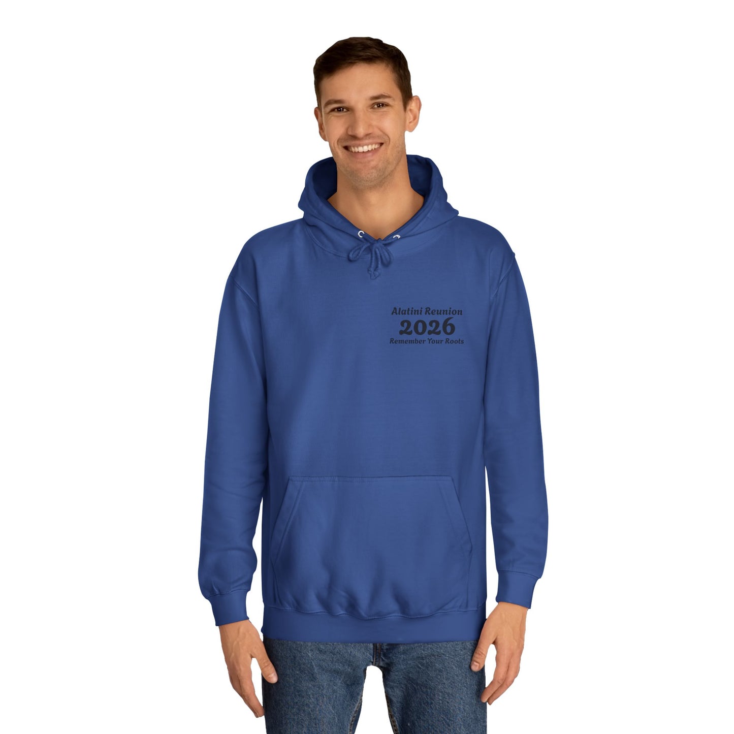 Backside Logo! College Hoodie – Alatini Reunion 2026 Salt Lake City Keepsake Hoodie
