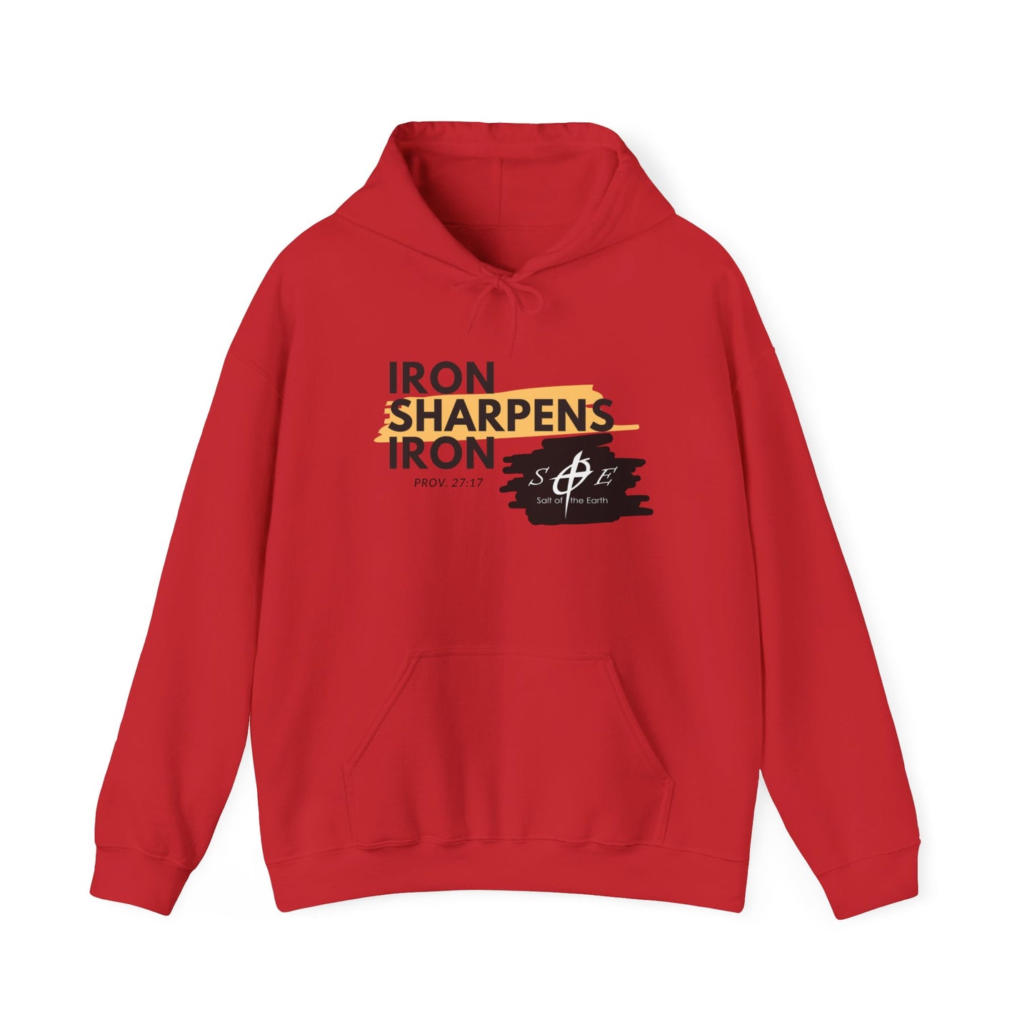 Iron Sharpens Iron Hoodie – Christian Brotherhood Faith Pullover