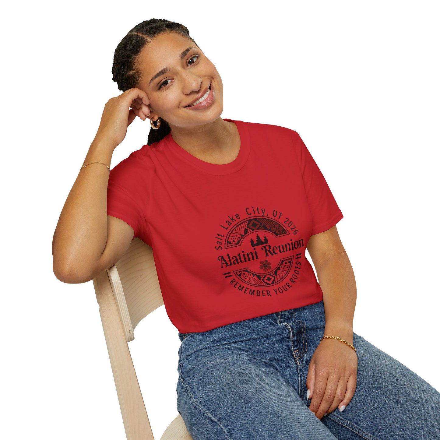 SMALLER LOGO* Alatini Reunion T-Shirt — Salt Lake City 2026 "Remember Your Roots" Family Reunion Tee