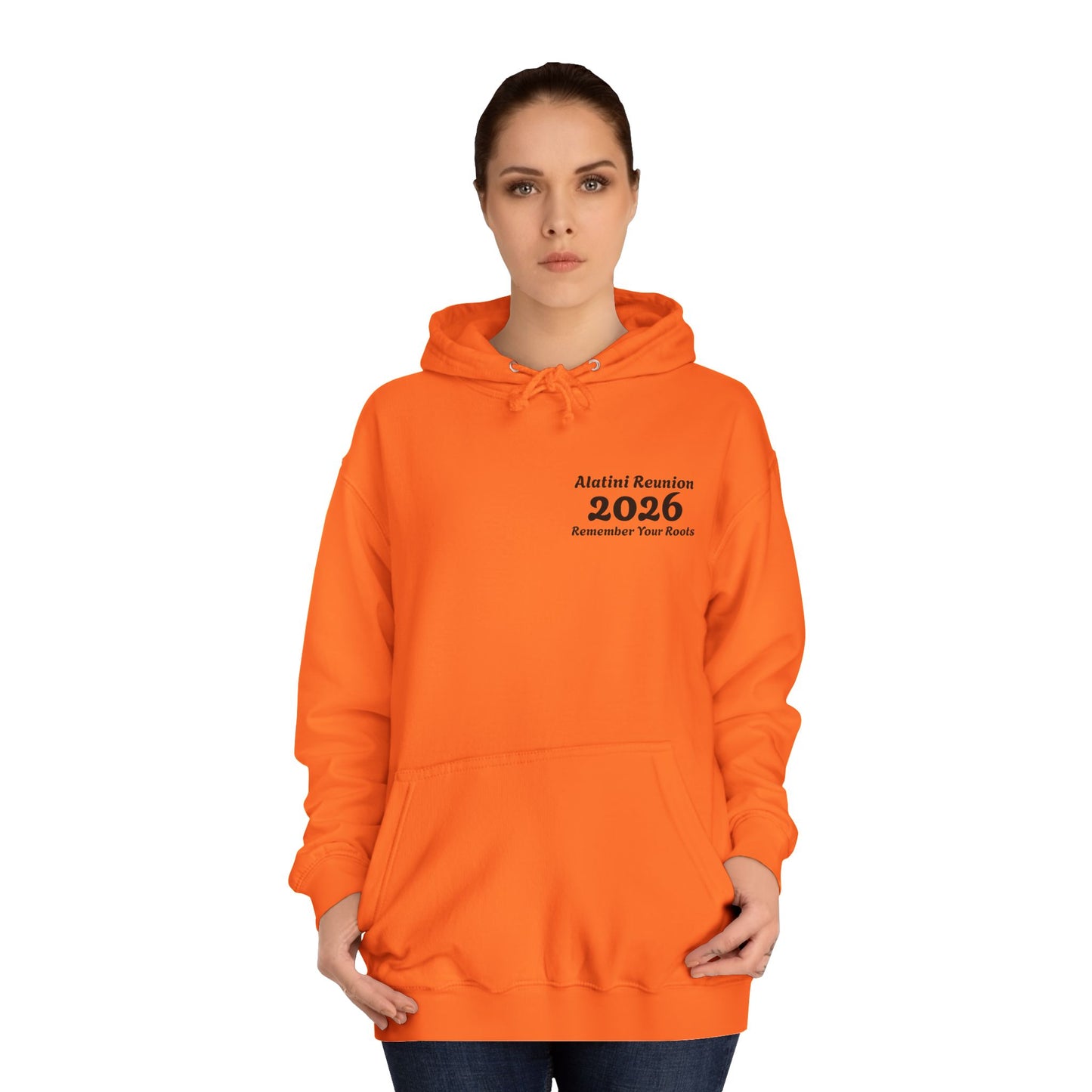 Backside Logo! College Hoodie – Alatini Reunion 2026 Salt Lake City Keepsake Hoodie