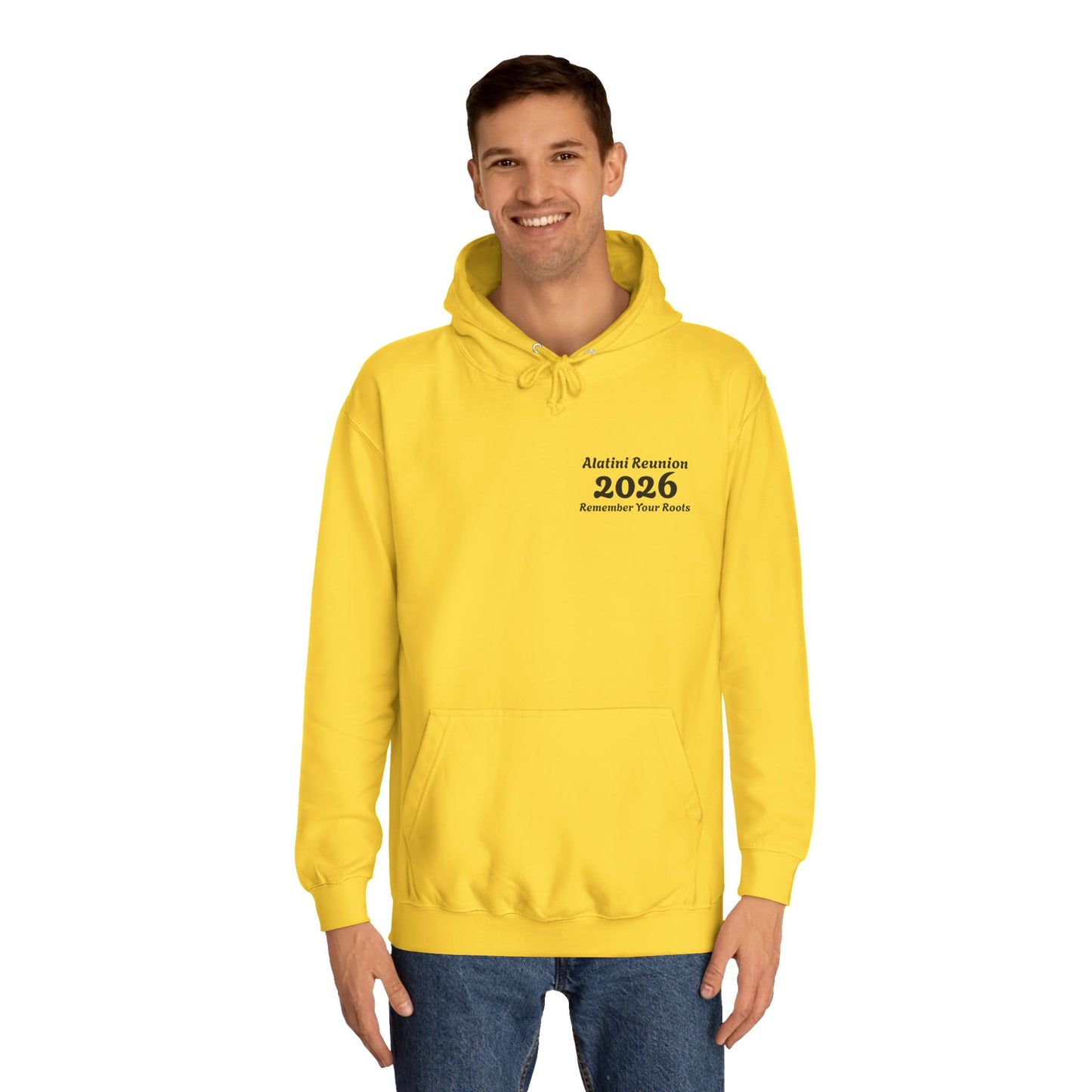 Backside Logo! College Hoodie – Alatini Reunion 2026 Salt Lake City Keepsake Hoodie
