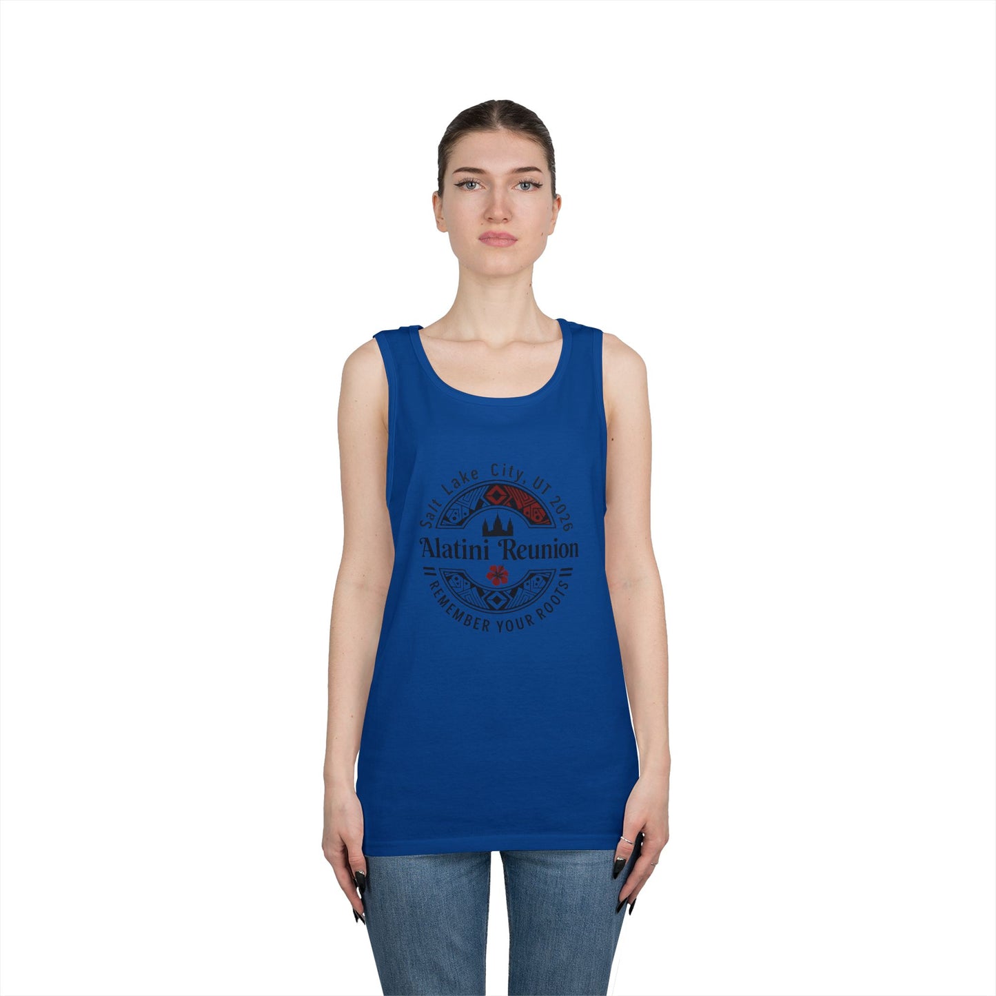 Welcome to the Gun Show Tank Top — 'Alatini Reunion' Salt Lake City 2026 Keepsake