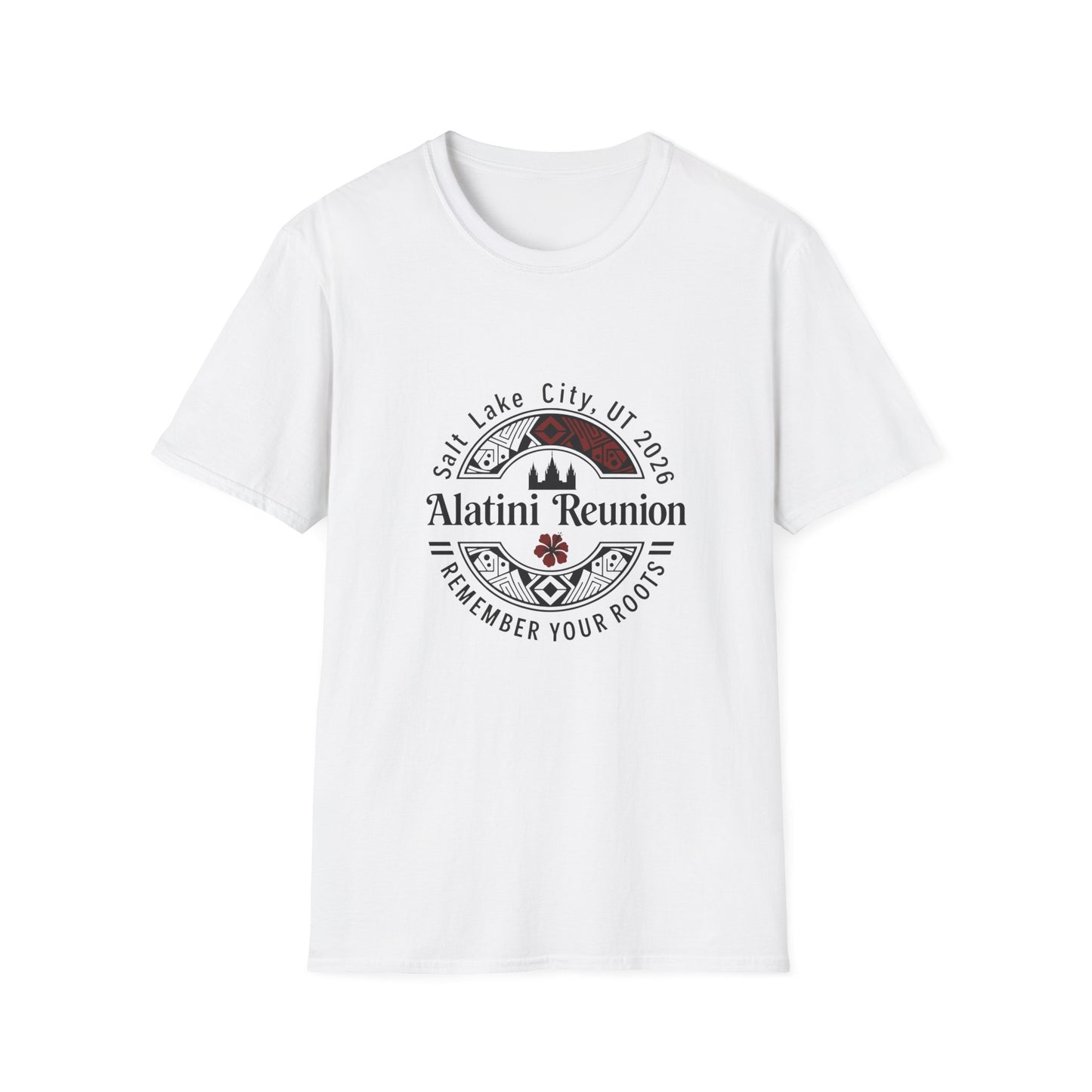 SMALLER LOGO* Alatini Reunion T-Shirt — Salt Lake City 2026 "Remember Your Roots" Family Reunion Tee