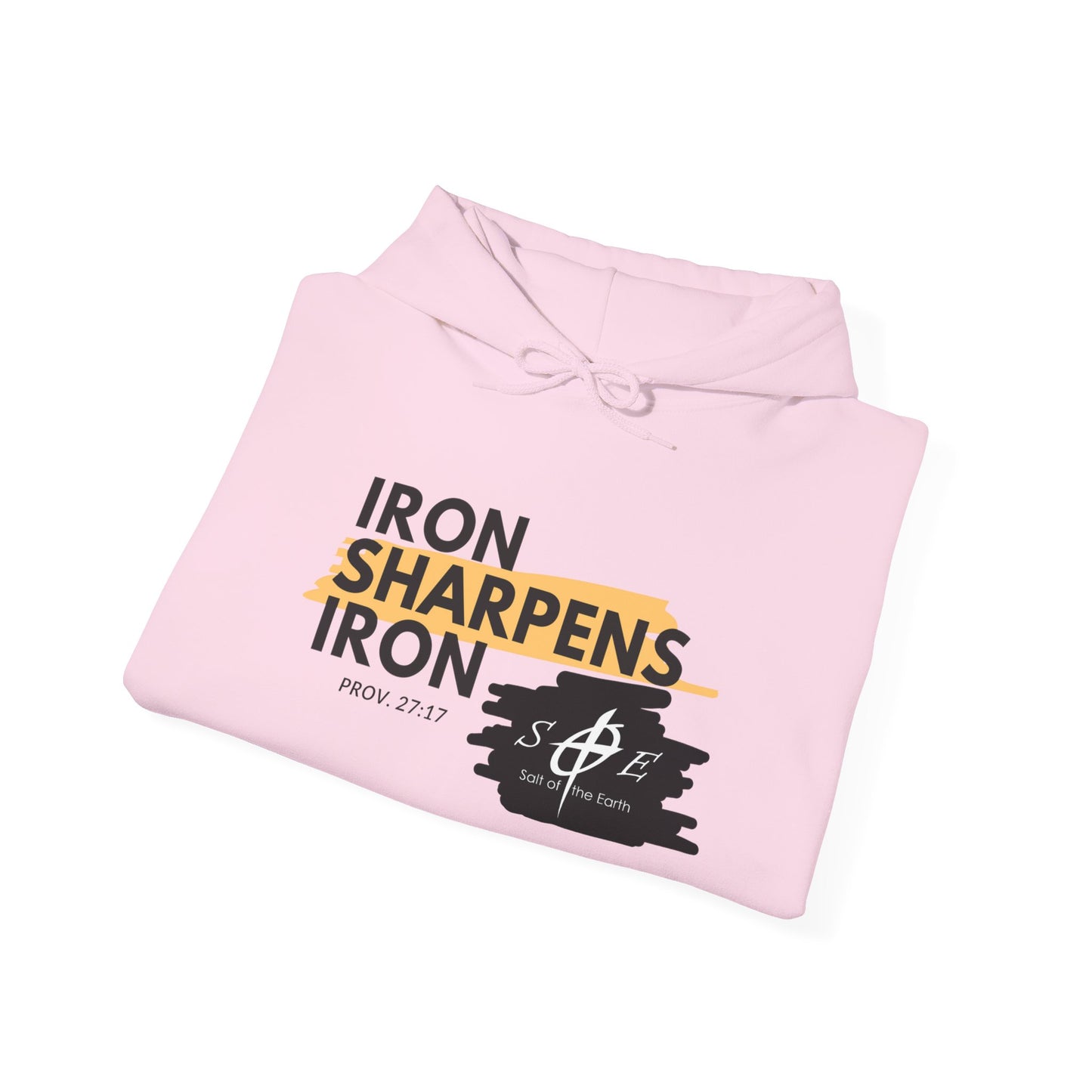 Iron Sharpens Iron Hoodie – Christian Brotherhood Faith Pullover