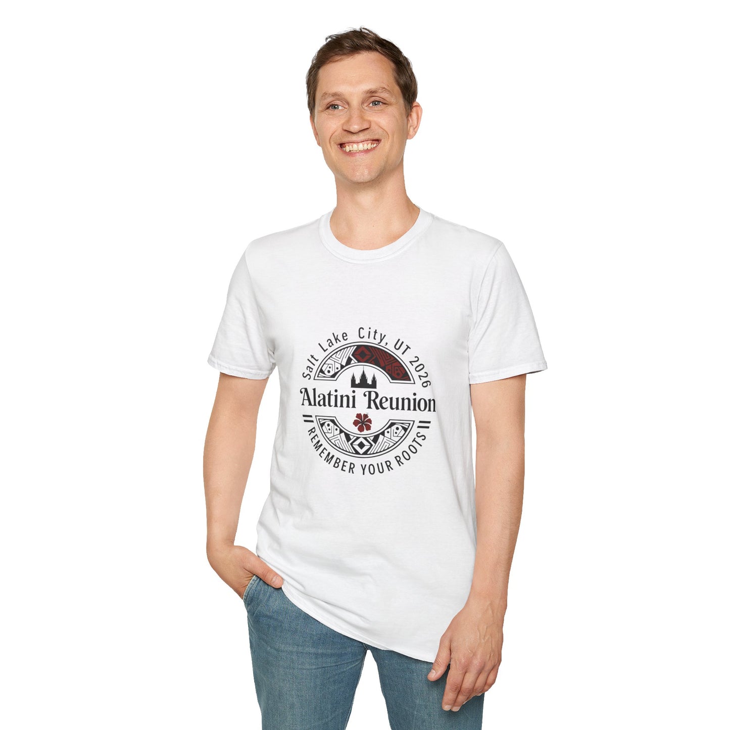 SMALLER LOGO* Alatini Reunion T-Shirt — Salt Lake City 2026 "Remember Your Roots" Family Reunion Tee