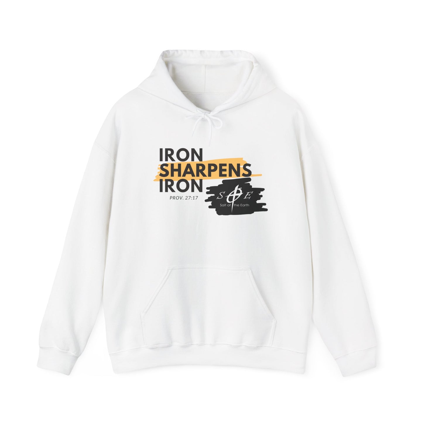 Iron Sharpens Iron Hoodie – Christian Brotherhood Faith Pullover