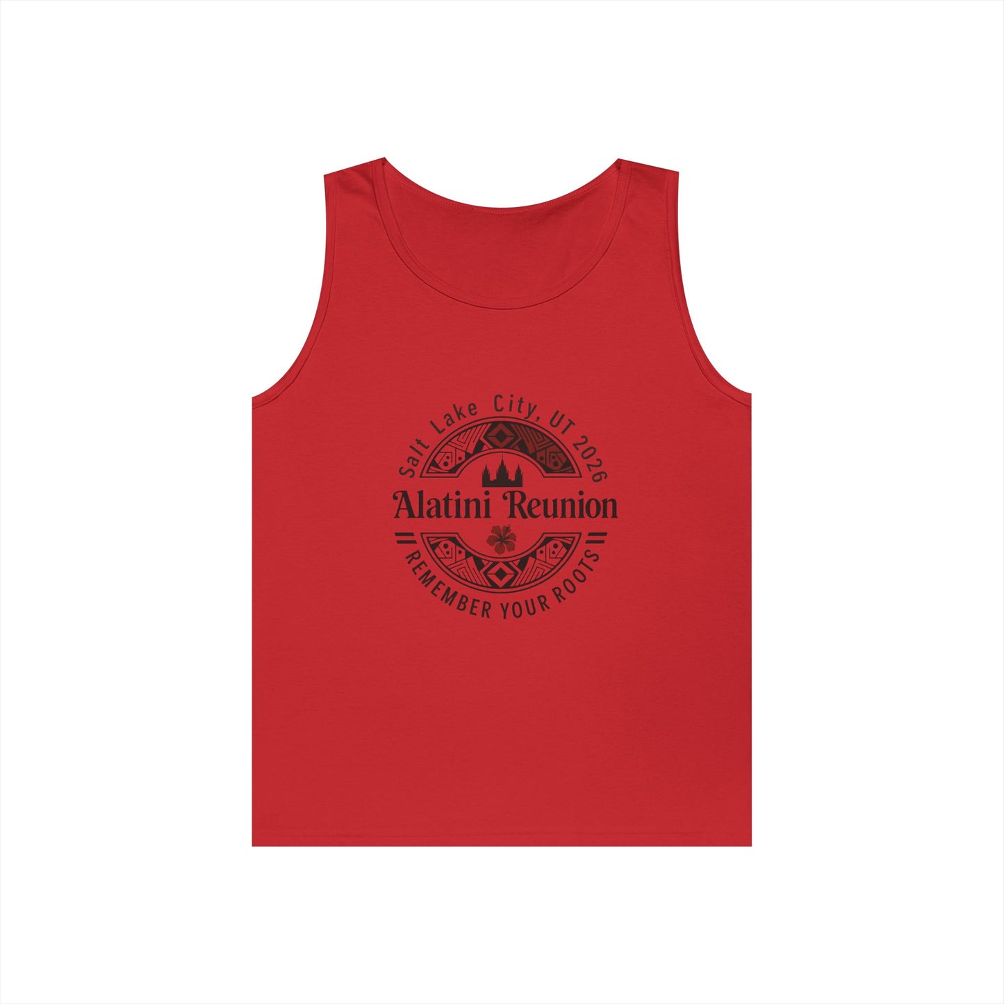 Welcome to the Gun Show Tank Top — 'Alatini Reunion' Salt Lake City 2026 Keepsake