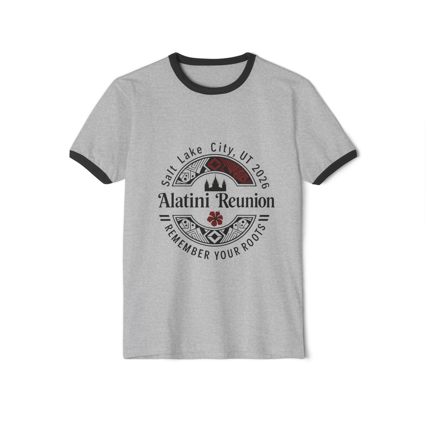Alatini Reunion Ringer T‑Shirt — Salt Lake City 2016 'Remember Your Roots'