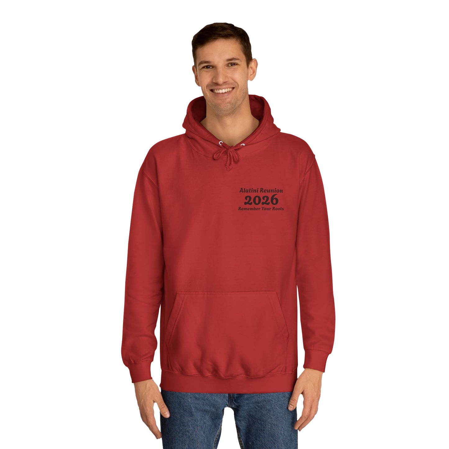 Backside Logo! College Hoodie – Alatini Reunion 2026 Salt Lake City Keepsake Hoodie
