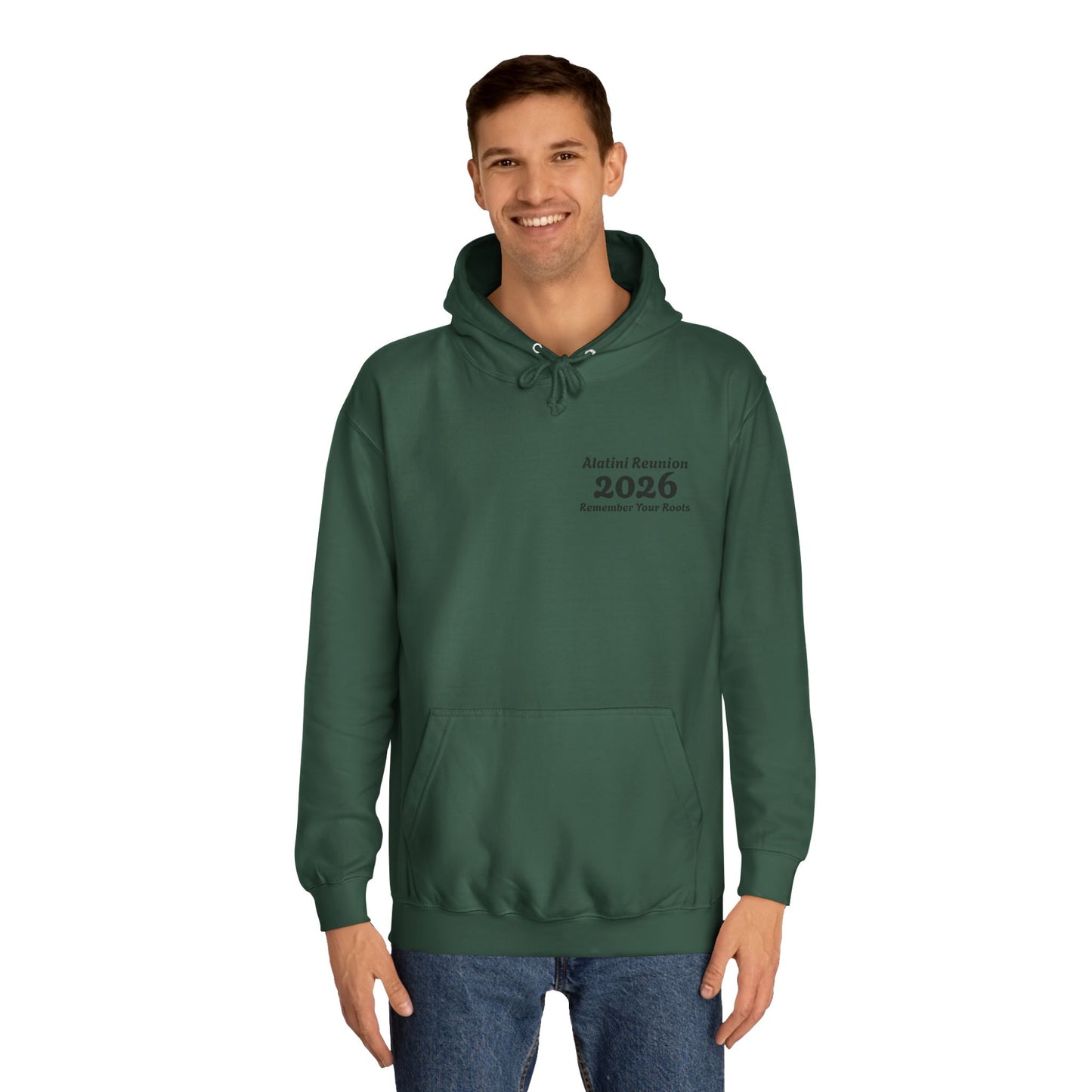 Backside Logo! College Hoodie – Alatini Reunion 2026 Salt Lake City Keepsake Hoodie