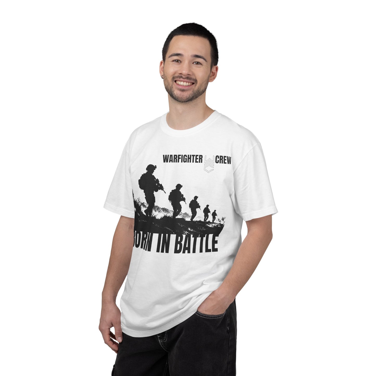 Born in Battle Military - Warfighter Crew T-Shirt