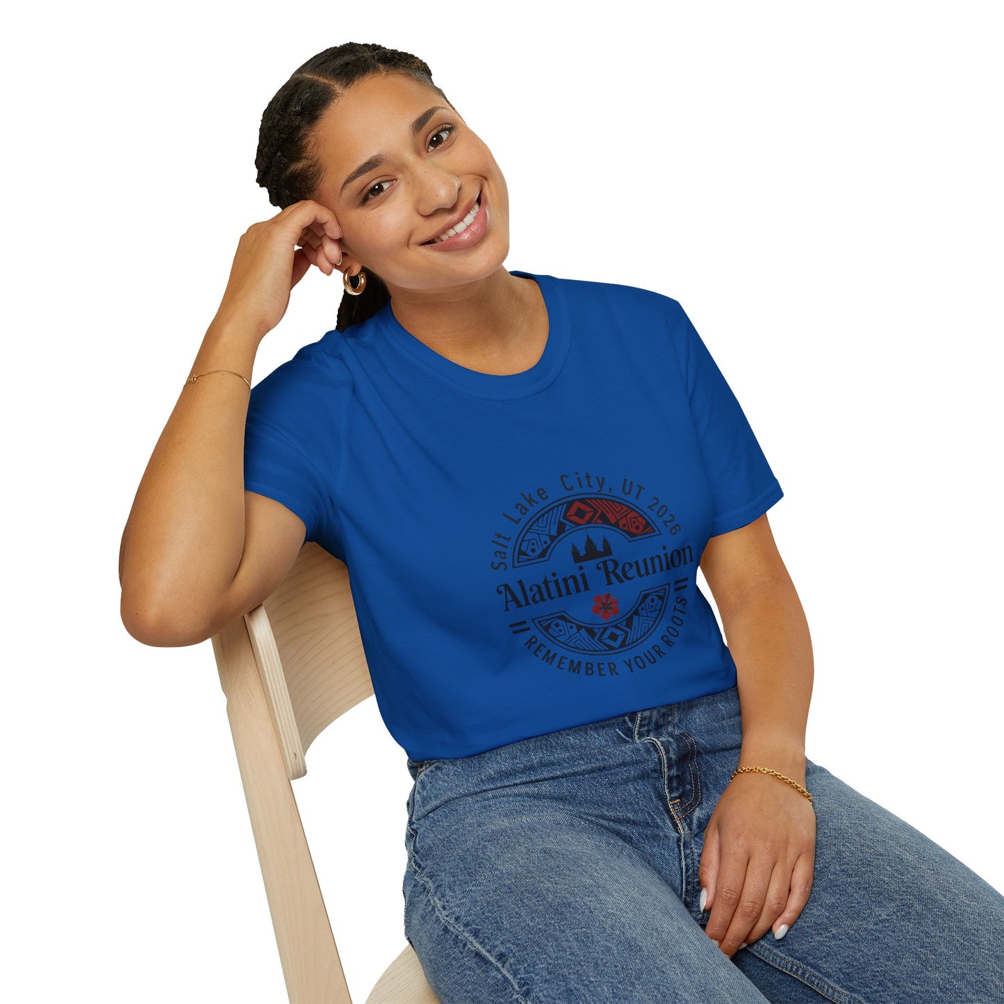 SMALLER LOGO* Alatini Reunion T-Shirt — Salt Lake City 2026 "Remember Your Roots" Family Reunion Tee
