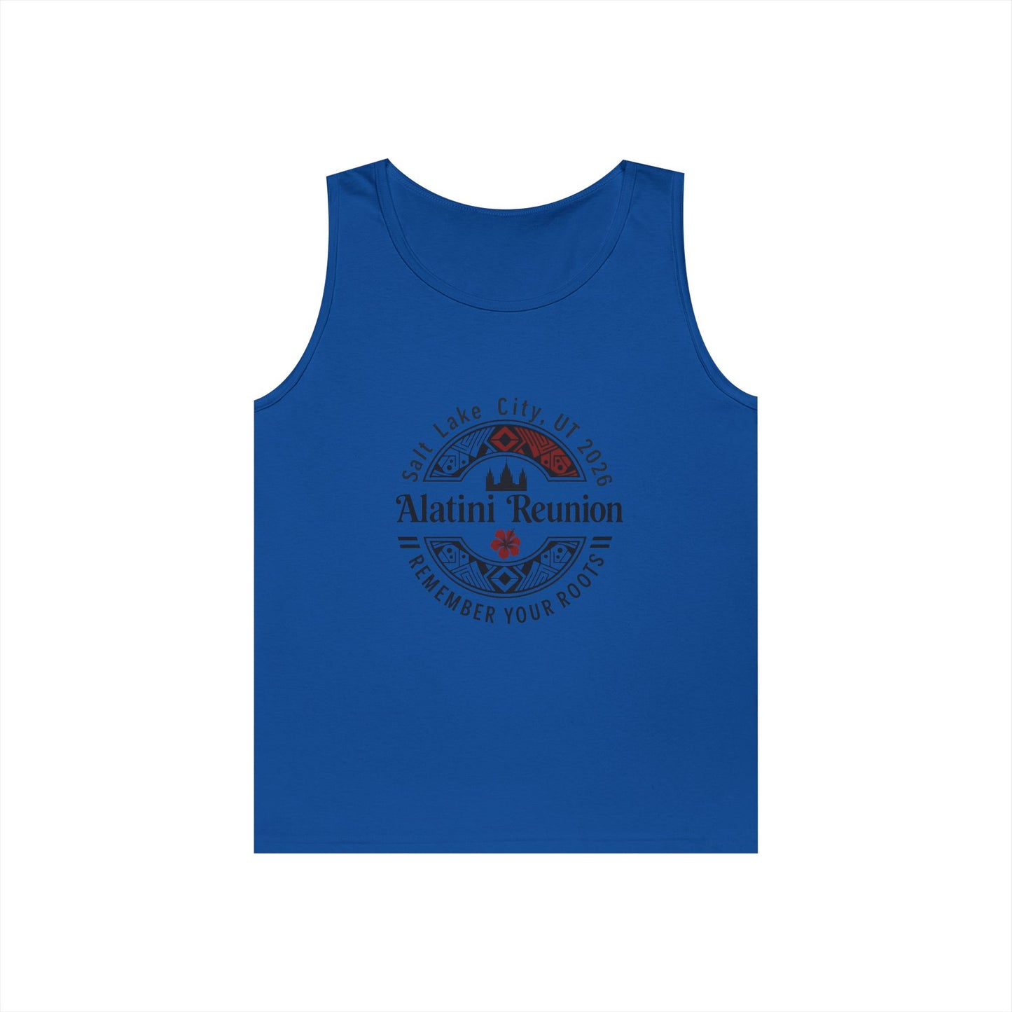 Welcome to the Gun Show Tank Top — 'Alatini Reunion' Salt Lake City 2026 Keepsake