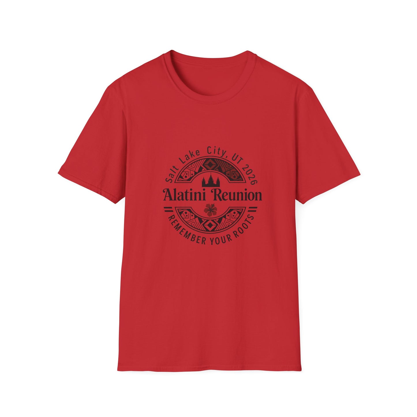 SMALLER LOGO* Alatini Reunion T-Shirt — Salt Lake City 2026 "Remember Your Roots" Family Reunion Tee