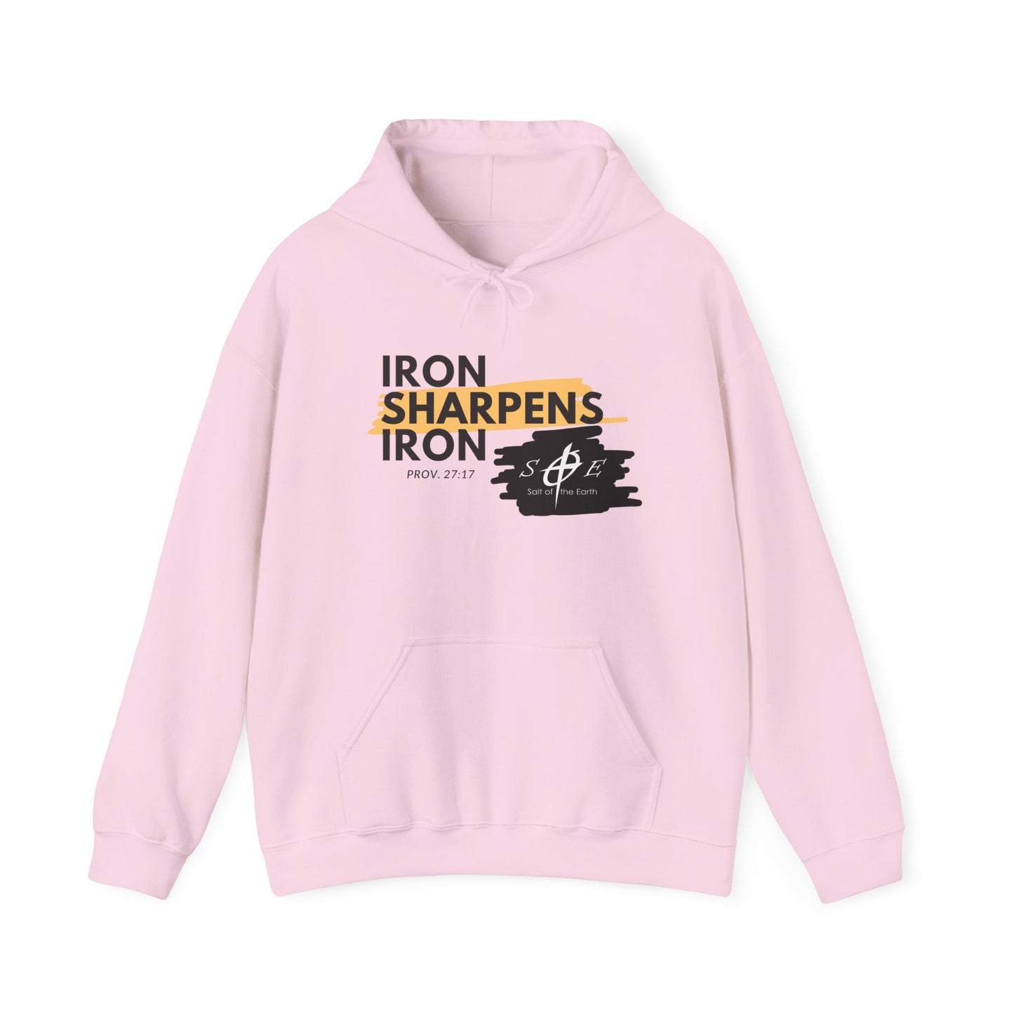 Iron Sharpens Iron Hoodie – Christian Brotherhood Faith Pullover
