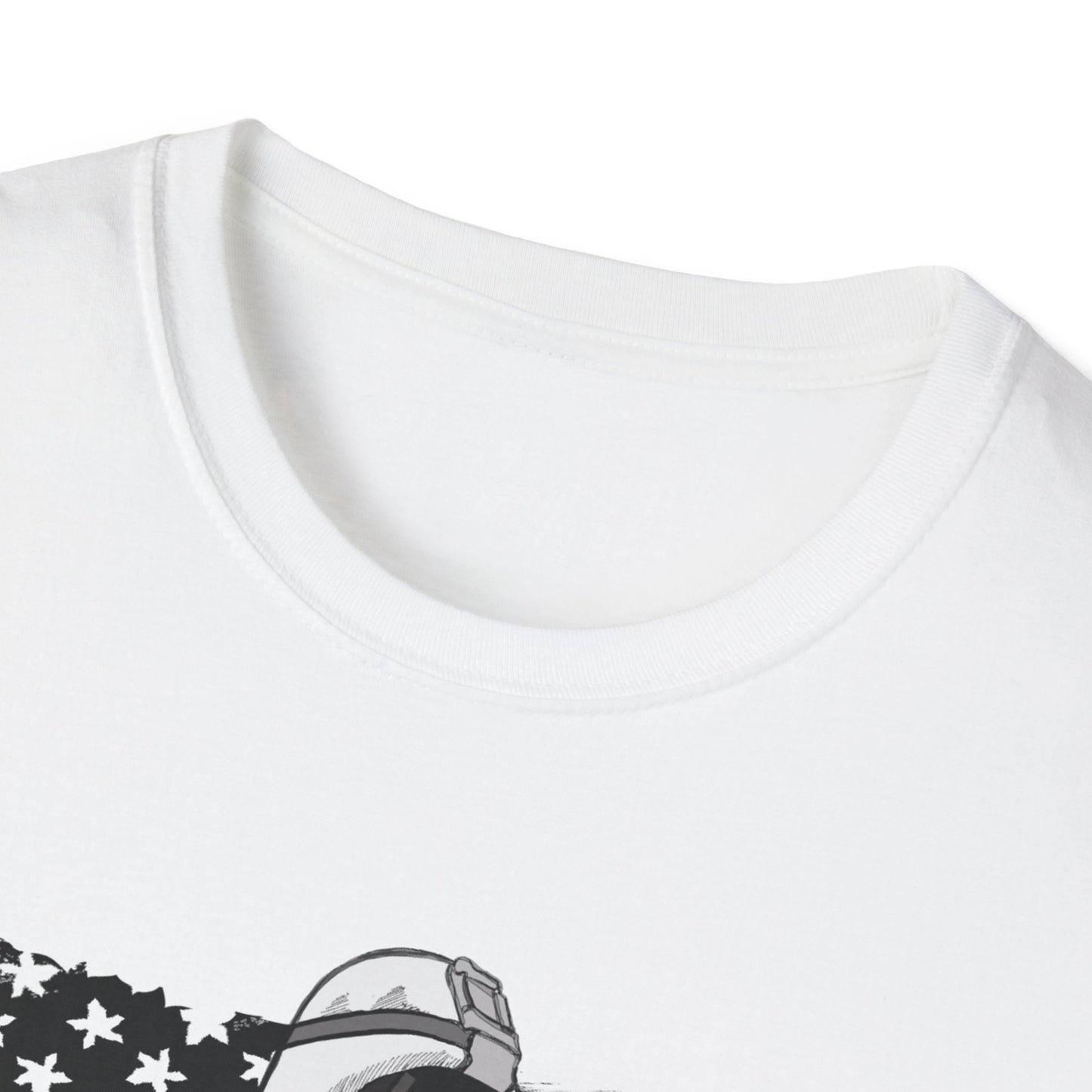 Freedom Is Not Free T-Shirt — Patriotic American Flag & Fallen Soldier Tribute