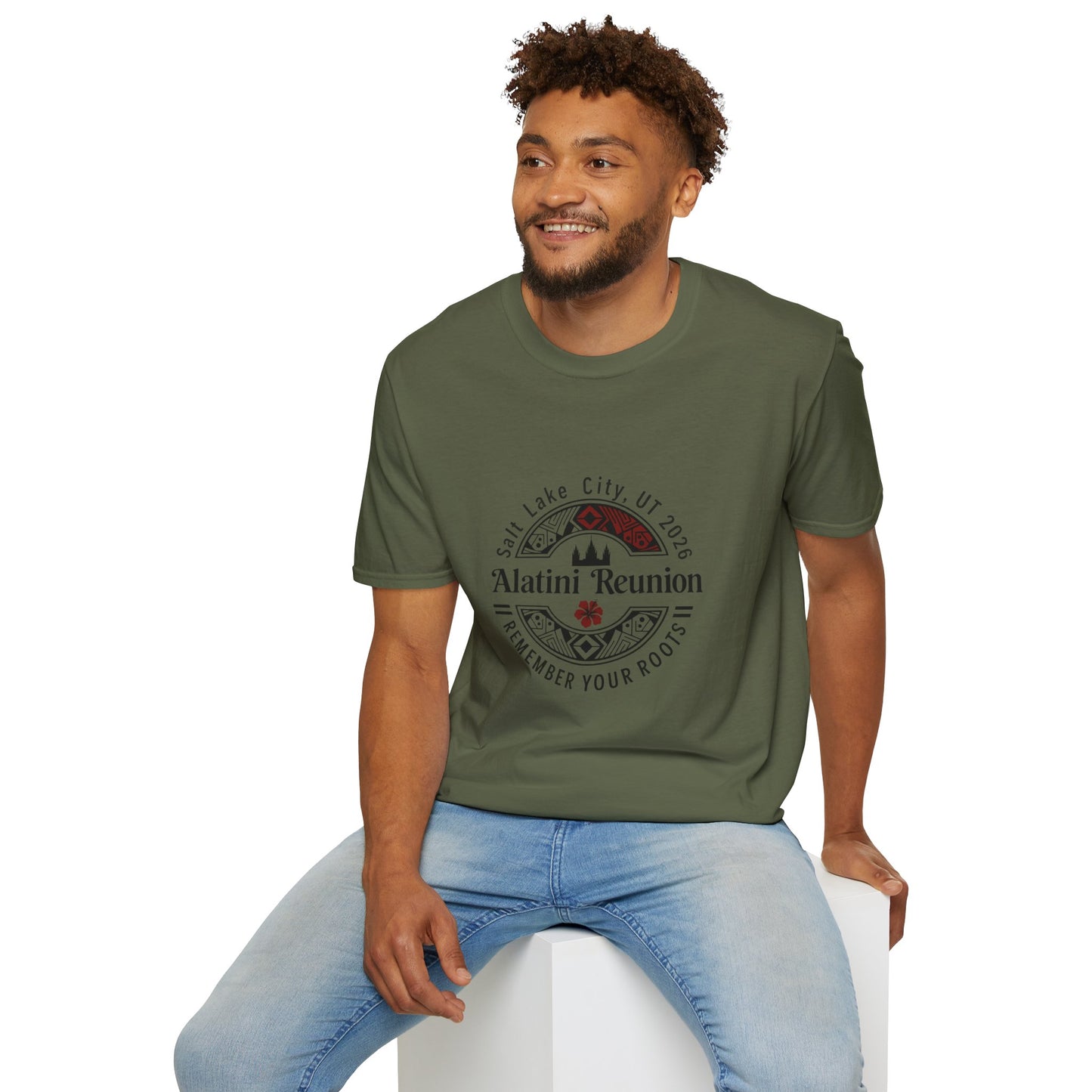 SMALLER LOGO* Alatini Reunion T-Shirt — Salt Lake City 2026 "Remember Your Roots" Family Reunion Tee
