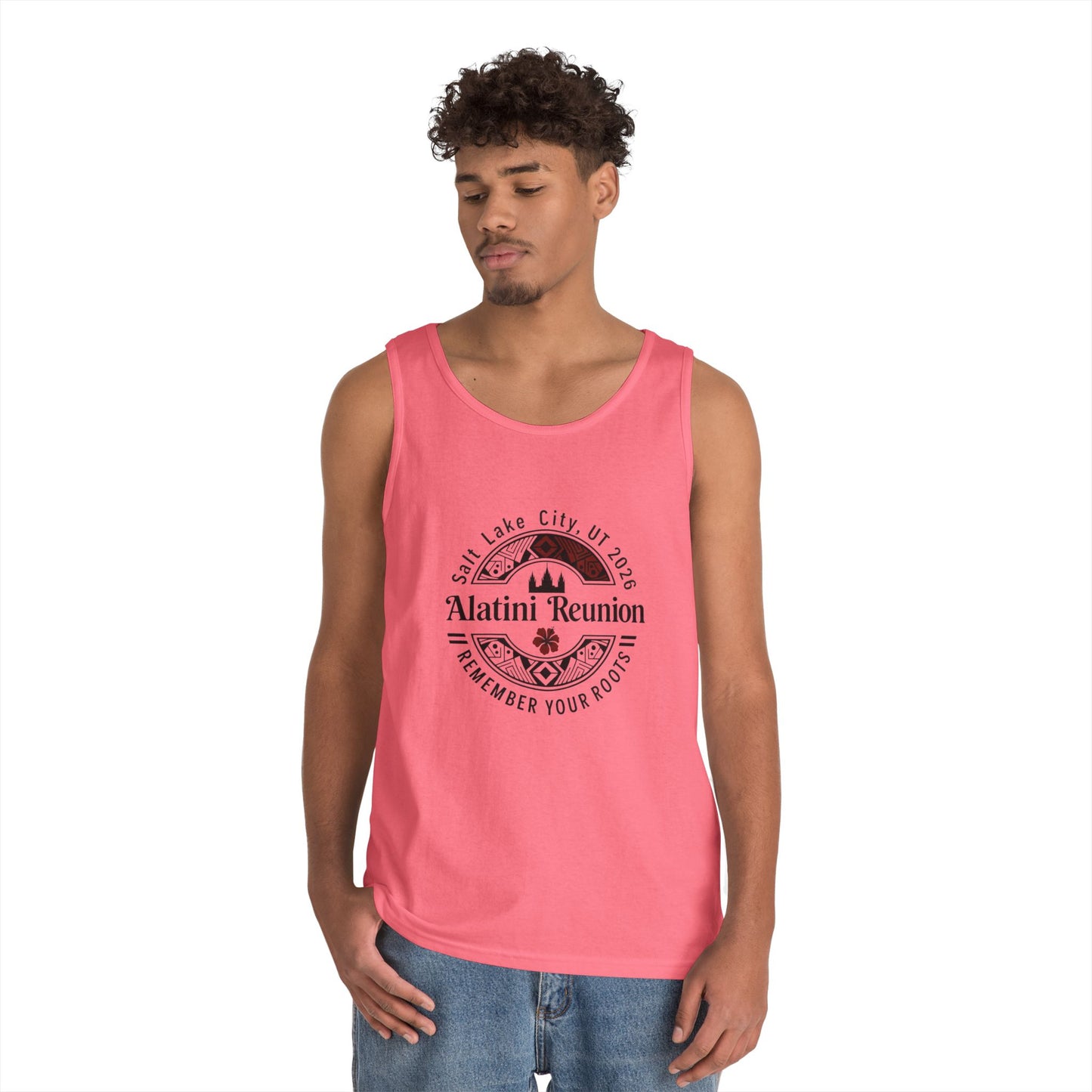 Welcome to the Gun Show Tank Top — 'Alatini Reunion' Salt Lake City 2026 Keepsake