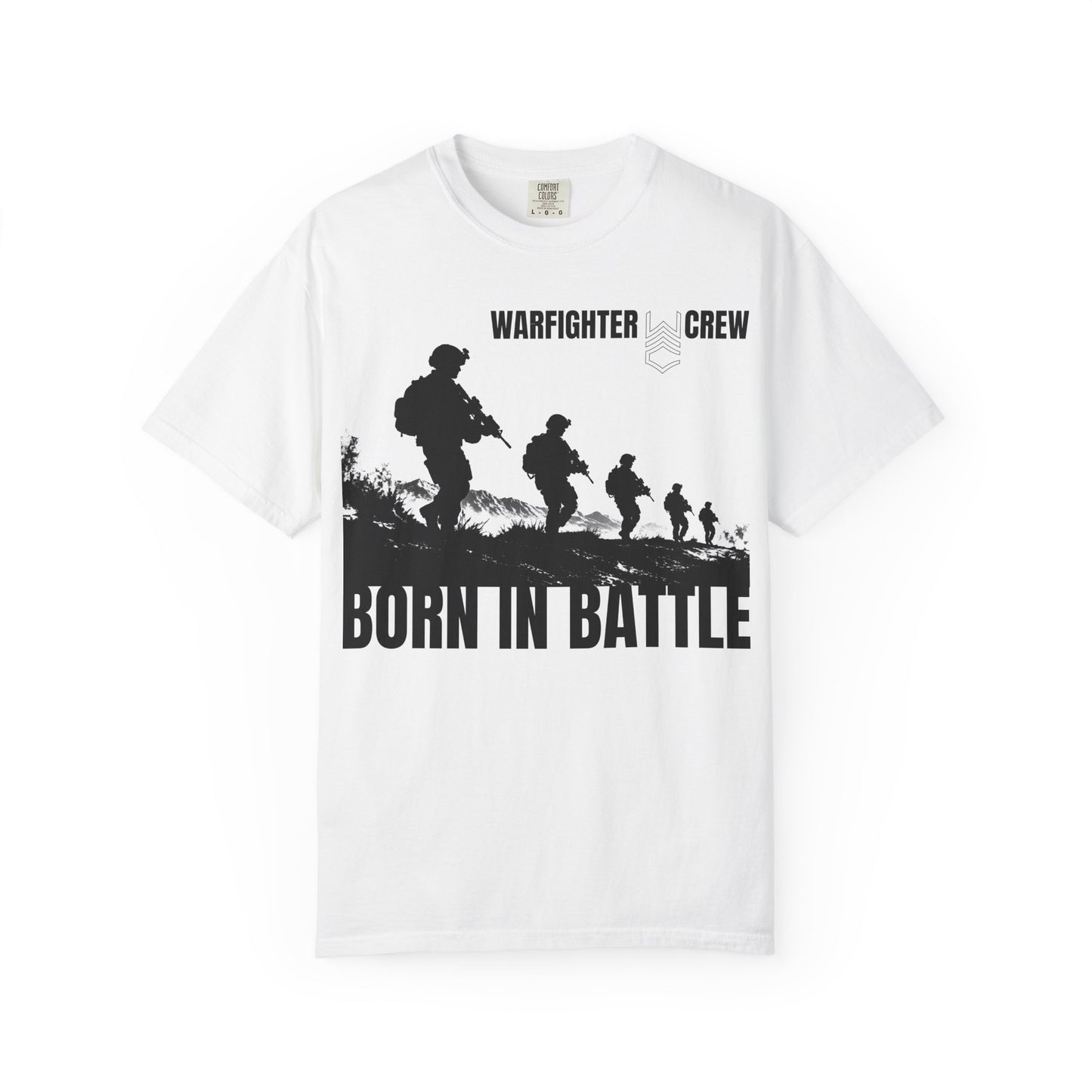 Born in Battle Military - Warfighter Crew T-Shirt