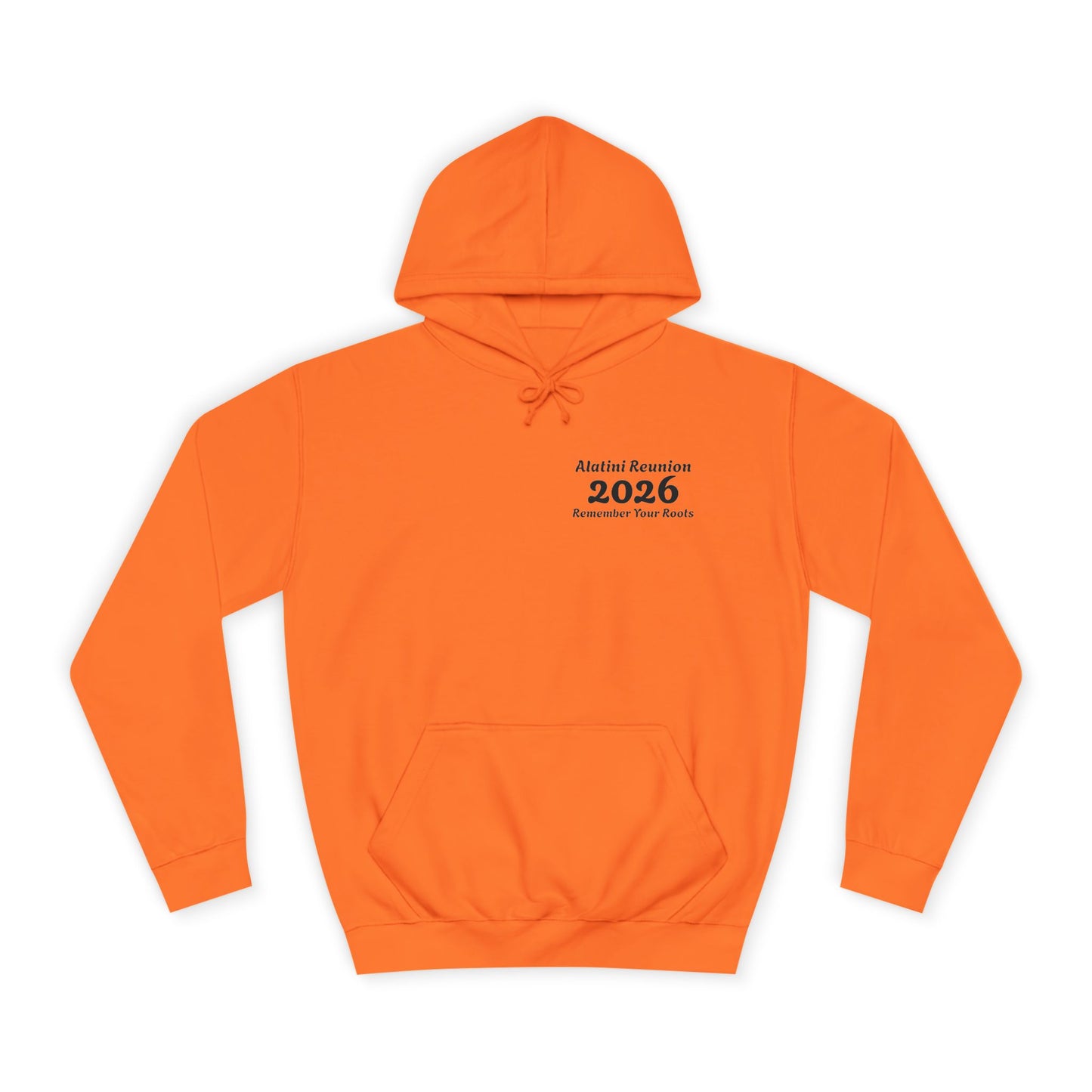 Backside Logo! College Hoodie – Alatini Reunion 2026 Salt Lake City Keepsake Hoodie