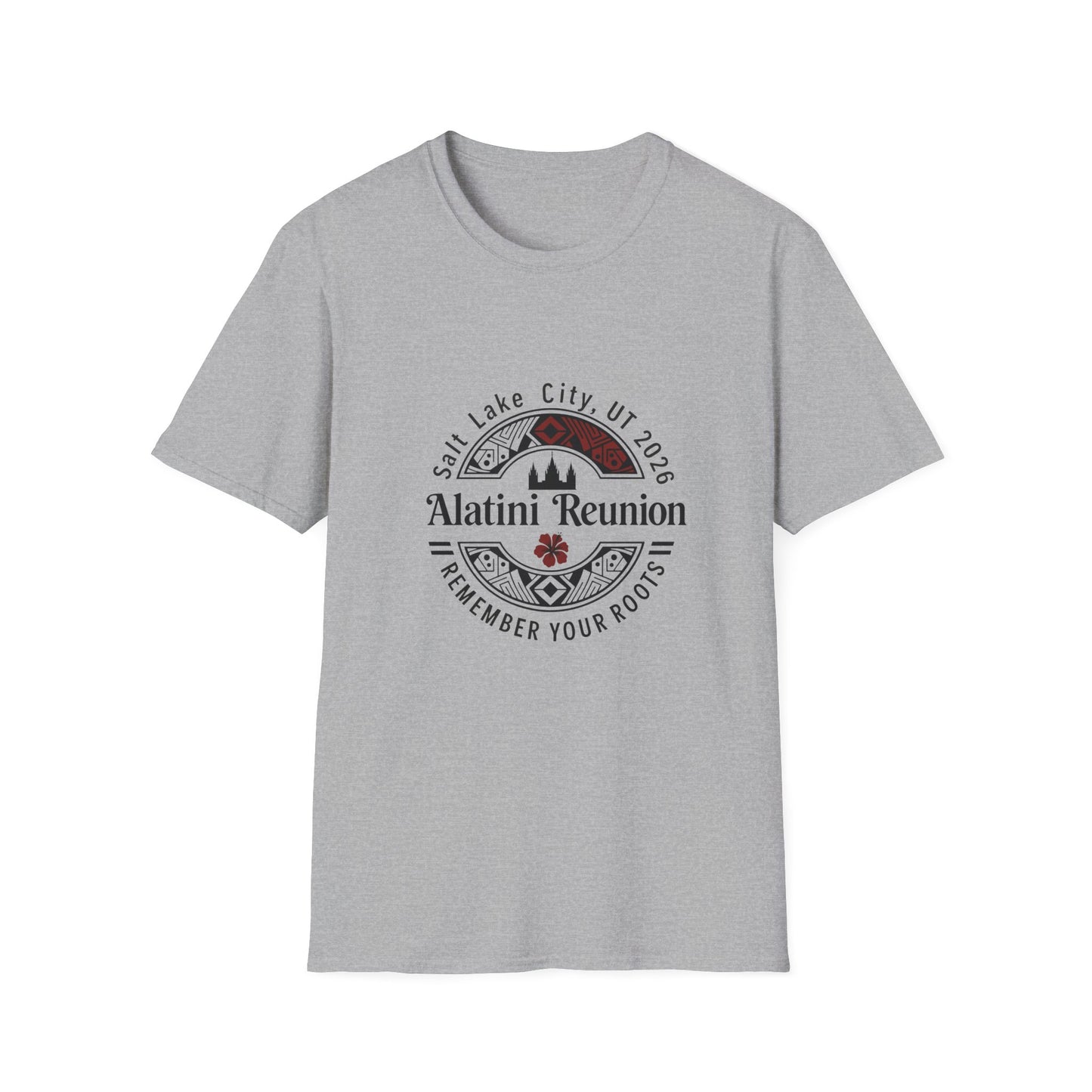 SMALLER LOGO* Alatini Reunion T-Shirt — Salt Lake City 2026 "Remember Your Roots" Family Reunion Tee