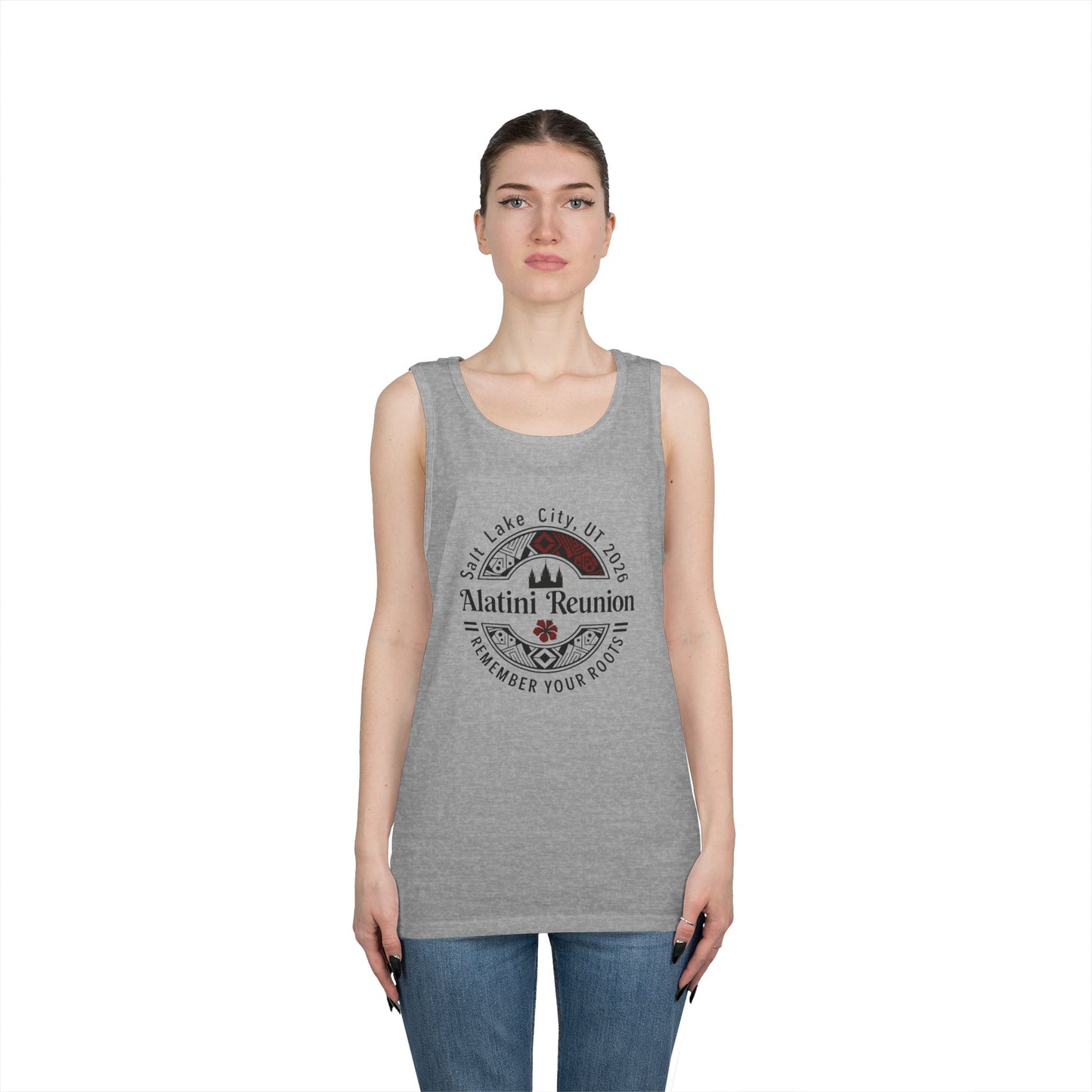 Welcome to the Gun Show Tank Top — 'Alatini Reunion' Salt Lake City 2026 Keepsake