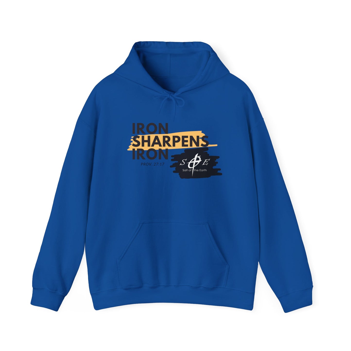 Iron Sharpens Iron Hoodie – Christian Brotherhood Faith Pullover
