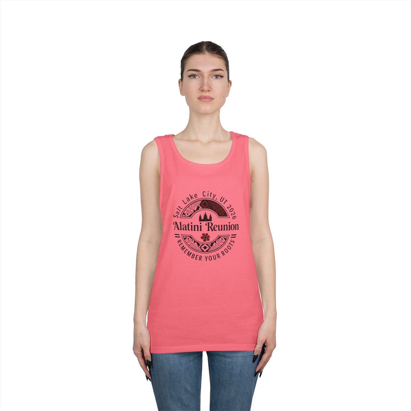 Welcome to the Gun Show Tank Top — 'Alatini Reunion' Salt Lake City 2026 Keepsake