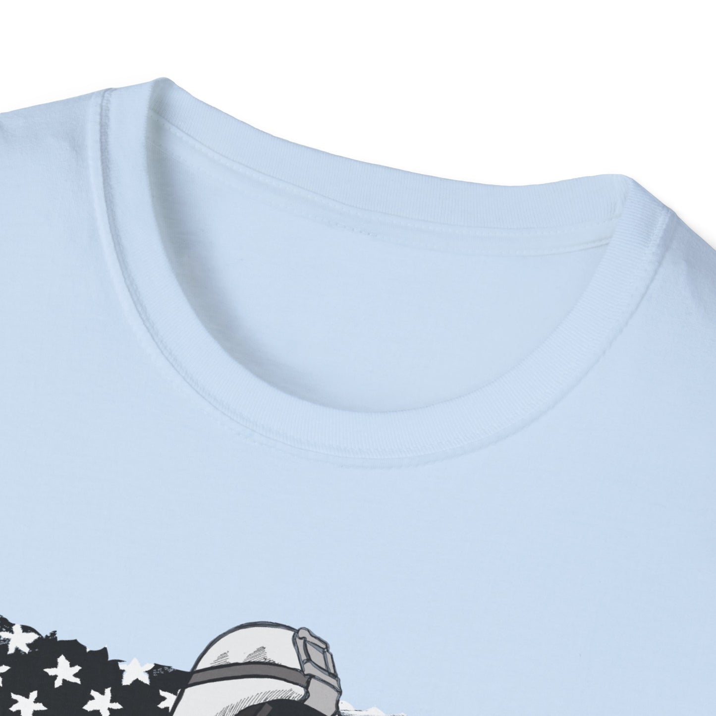 Freedom Is Not Free T-Shirt — Patriotic American Flag & Fallen Soldier Tribute