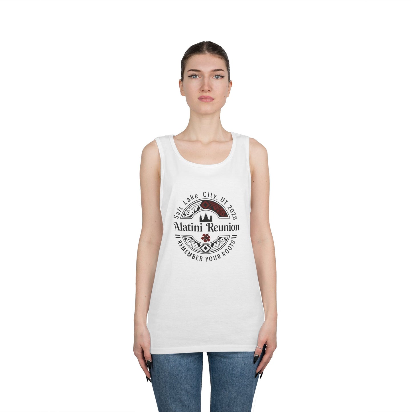 Welcome to the Gun Show Tank Top — 'Alatini Reunion' Salt Lake City 2026 Keepsake