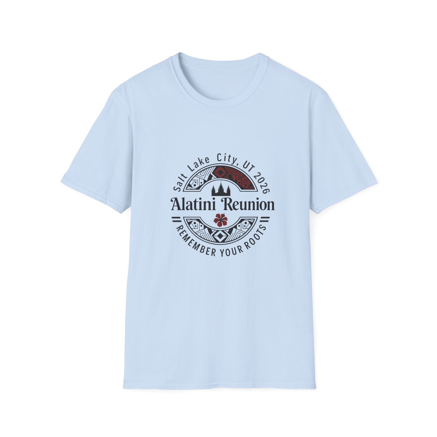 SMALLER LOGO* Alatini Reunion T-Shirt — Salt Lake City 2026 "Remember Your Roots" Family Reunion Tee