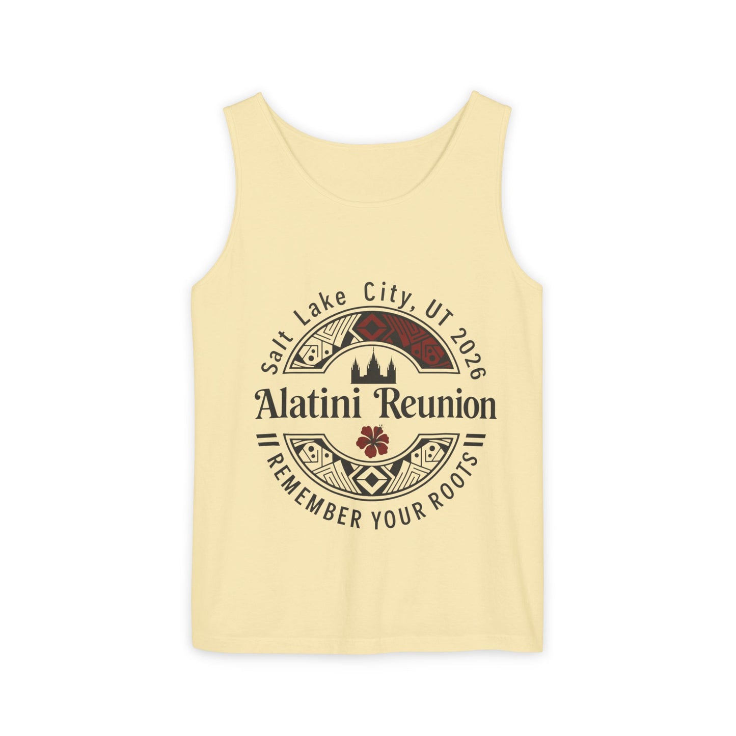 Alatini Reunion Tank Top — Salt Lake City 2026 "Remember Your Roots"