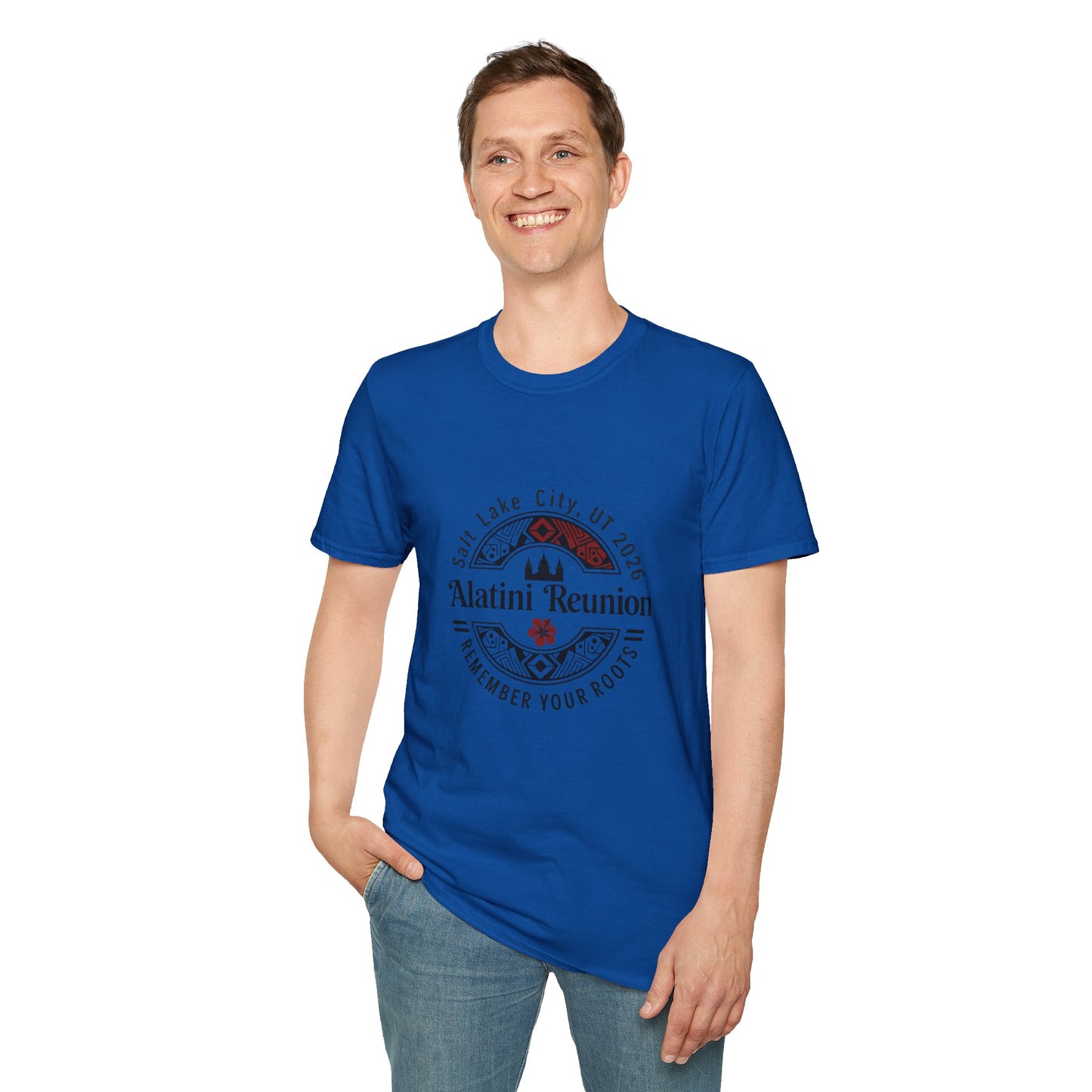 SMALLER LOGO* Alatini Reunion T-Shirt — Salt Lake City 2026 "Remember Your Roots" Family Reunion Tee