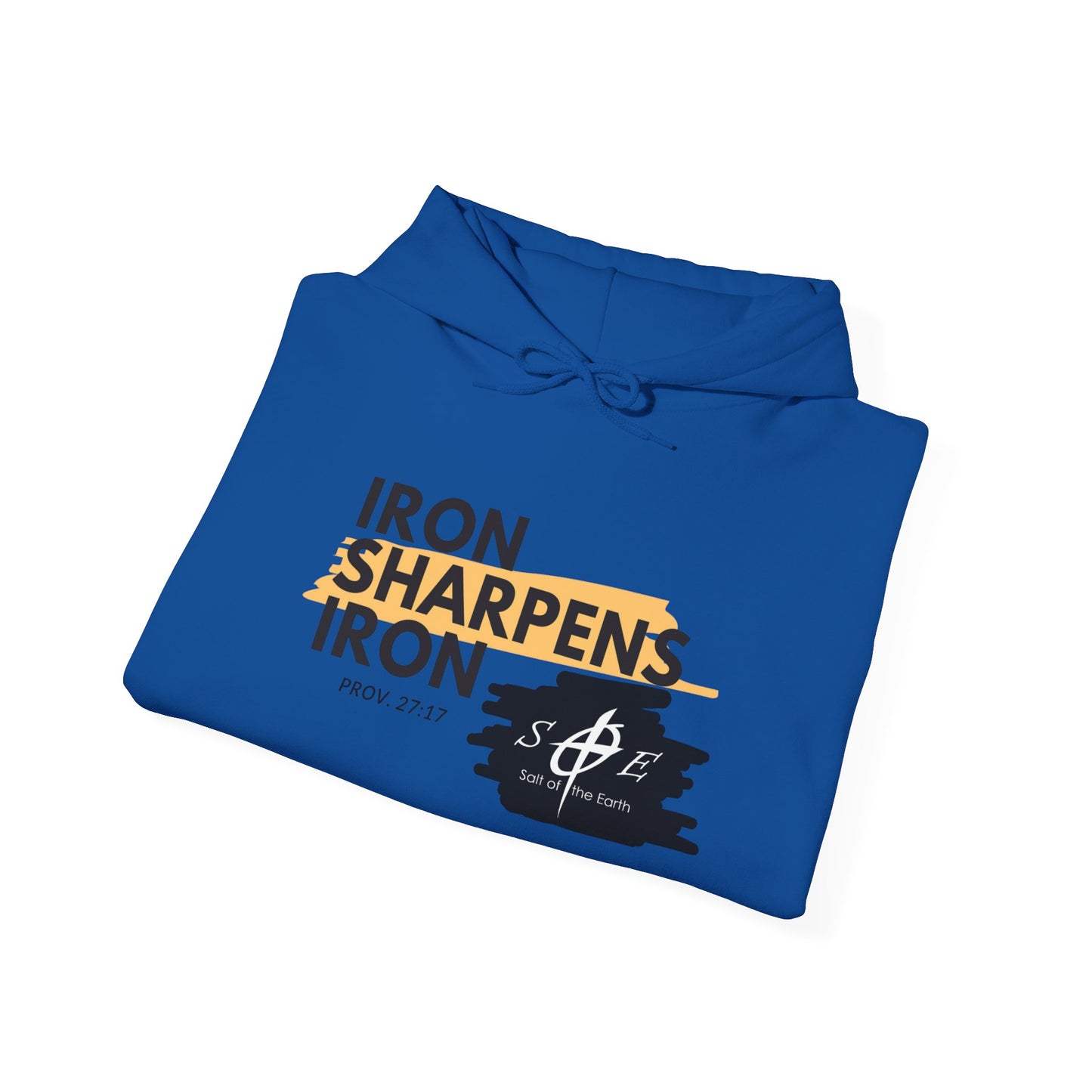 Iron Sharpens Iron Hoodie – Christian Brotherhood Faith Pullover