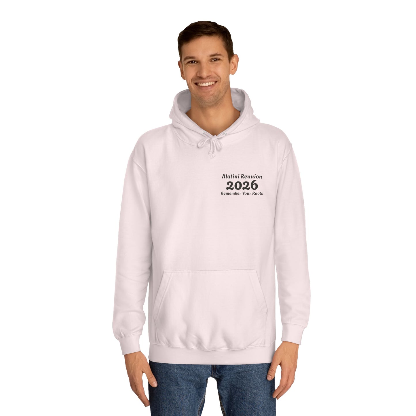Backside Logo! College Hoodie – Alatini Reunion 2026 Salt Lake City Keepsake Hoodie
